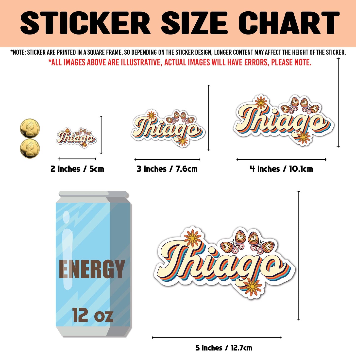 Custom Retro Name Sticker: Custom Groovy Daisy Decal, Waterproof Vinyl Decal for Water Bottles, Laptop, Daycare labels