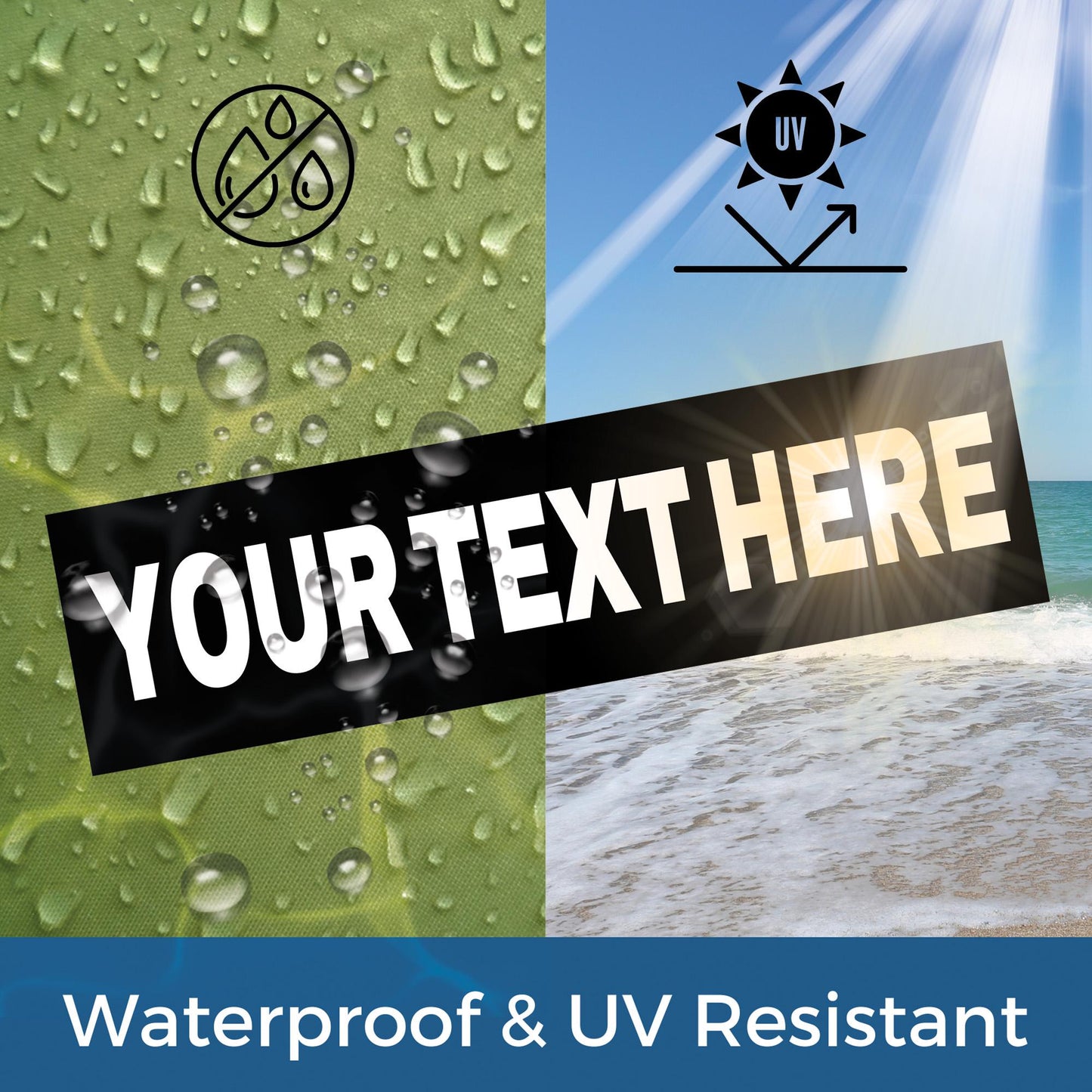 Custom Car Magnet Sticker: Weatherproof Magnet Decal for Car, Truck Van Bumper, Made in USA