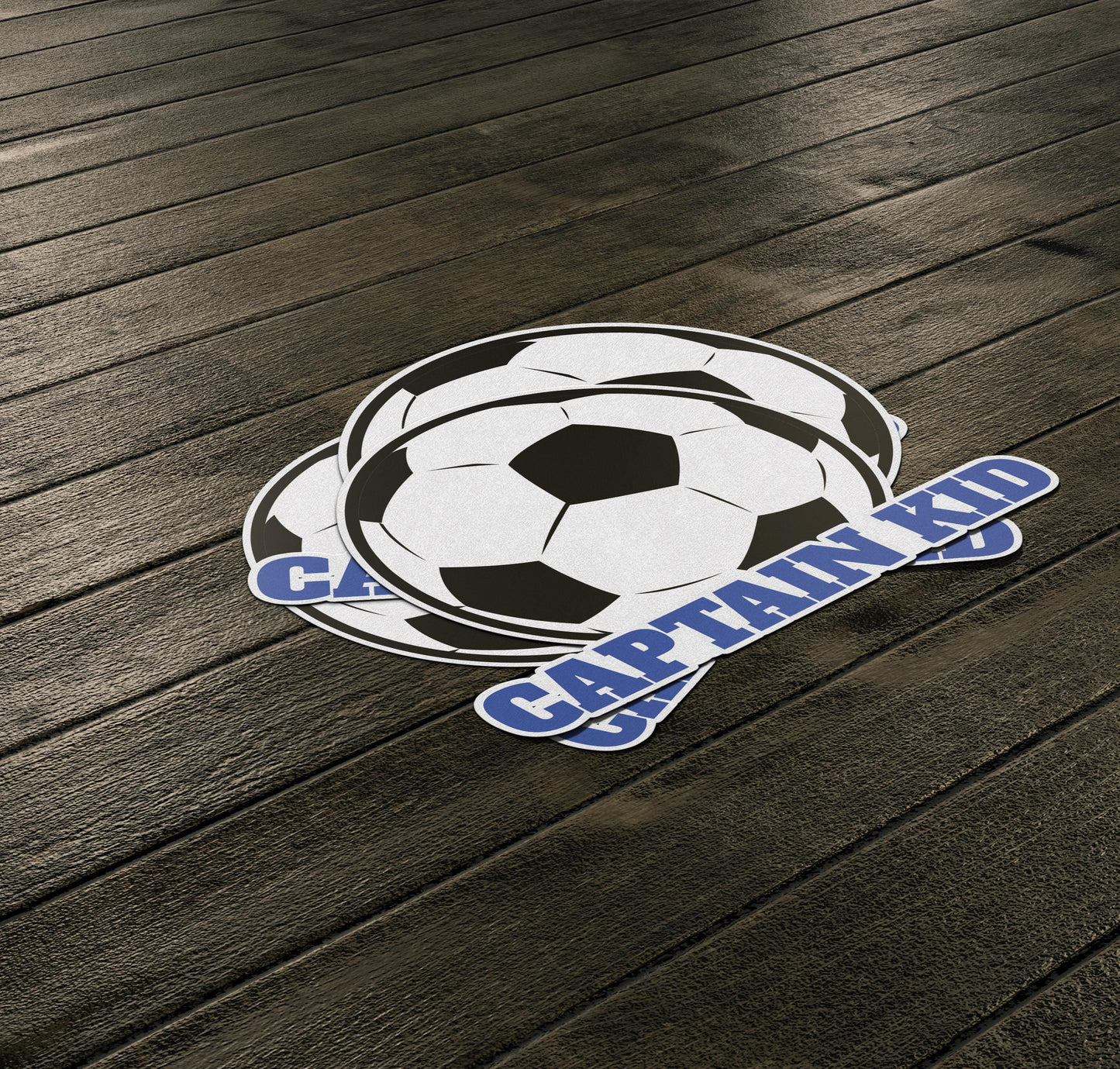 Personalized Soccer Ball Name Sticker: Waterproof Vinyl Decal