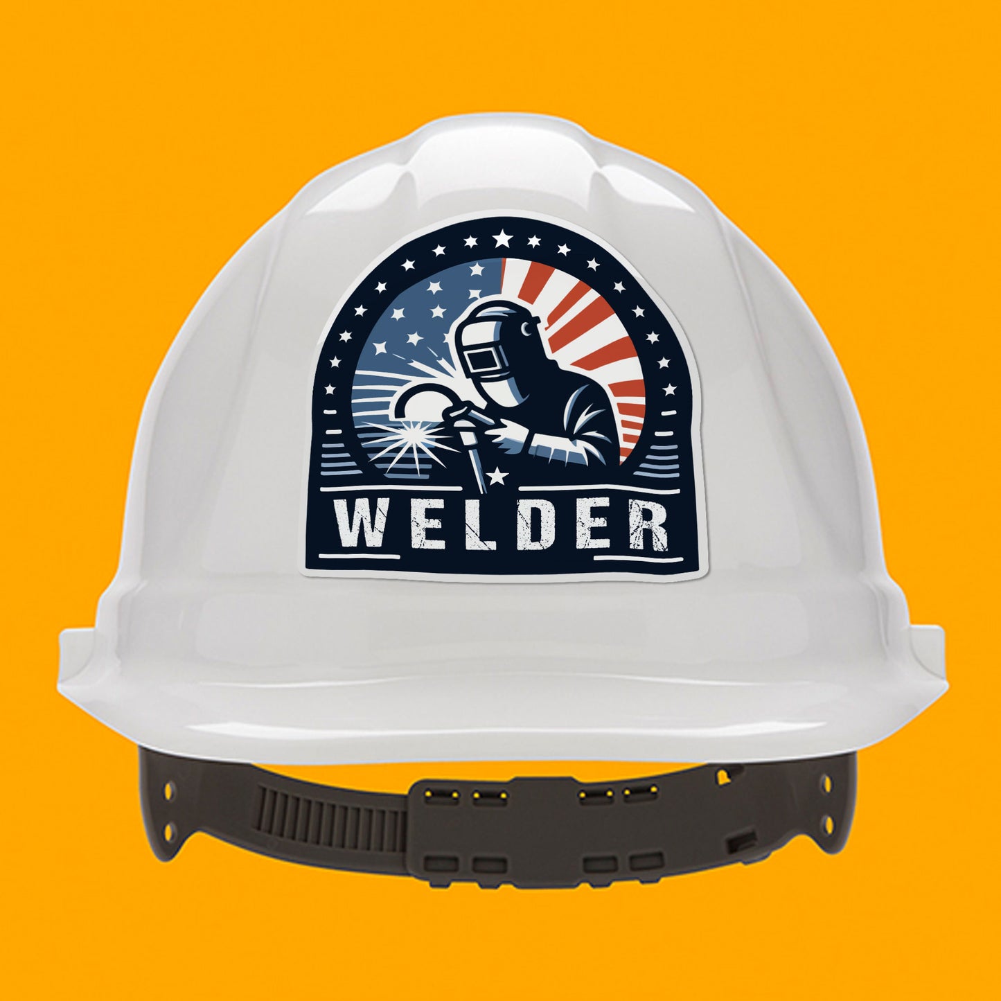 Welder Stickers Funny Welding Construction Blue Collar Stickers Waterproof Vinyl Decals for Car Truck Laptop Helmet Water Bottles Bicycle Luggage Stickers