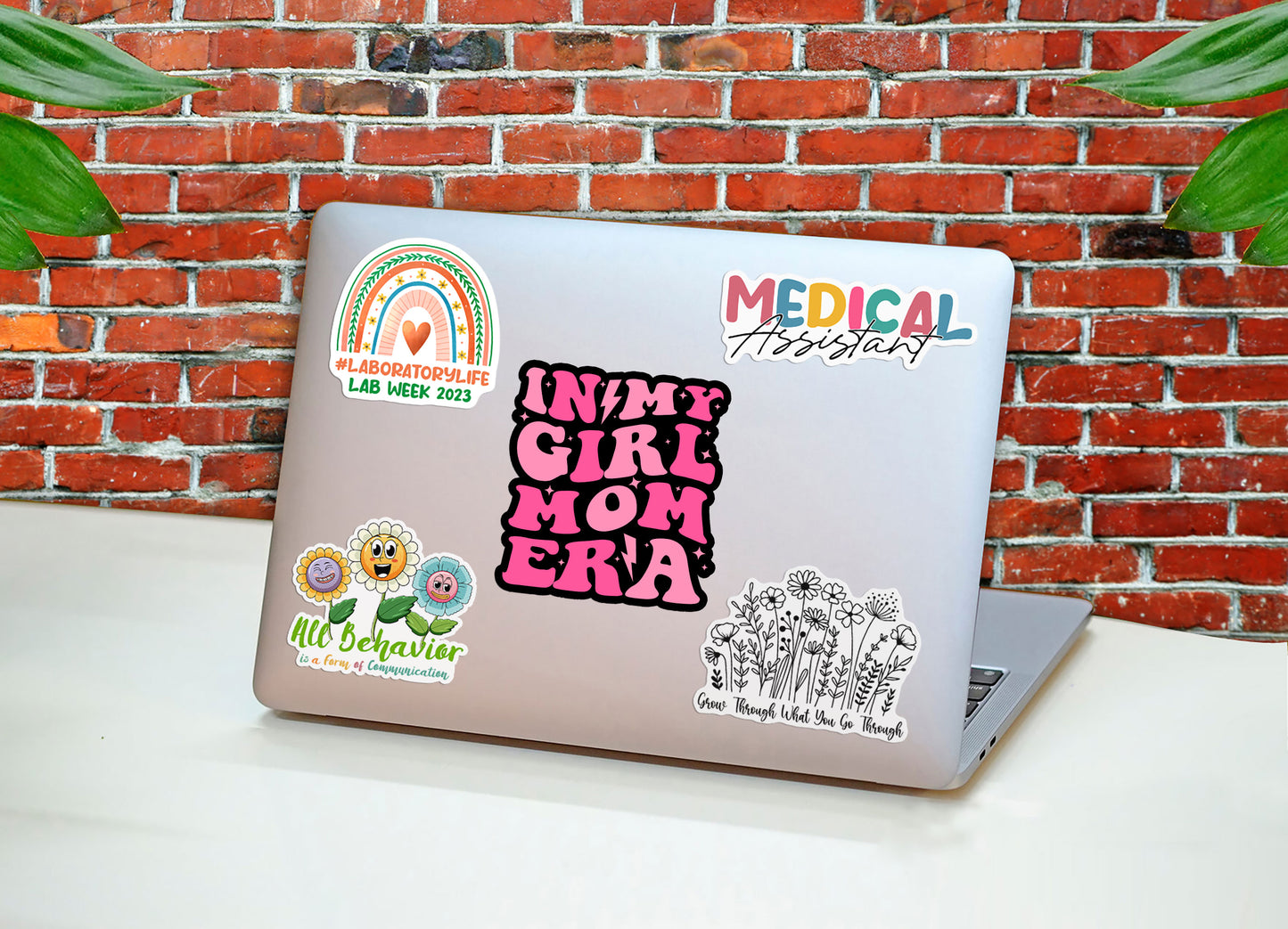 In My Girl Mom Era Mama Girl Love Quote Stickers