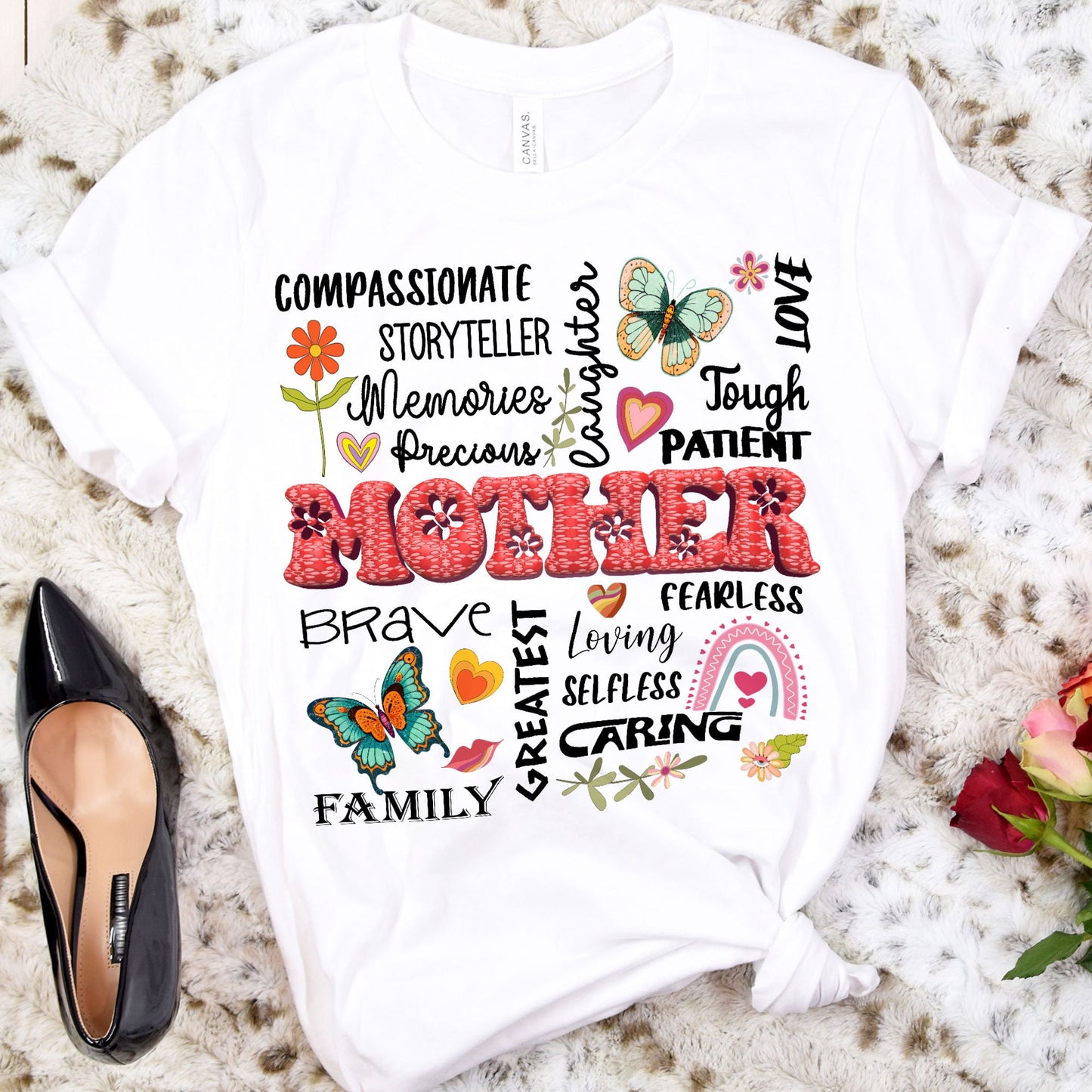 Retro Mom Quote PNG: 3D Mother's Day Sublimation (Digital Download)
