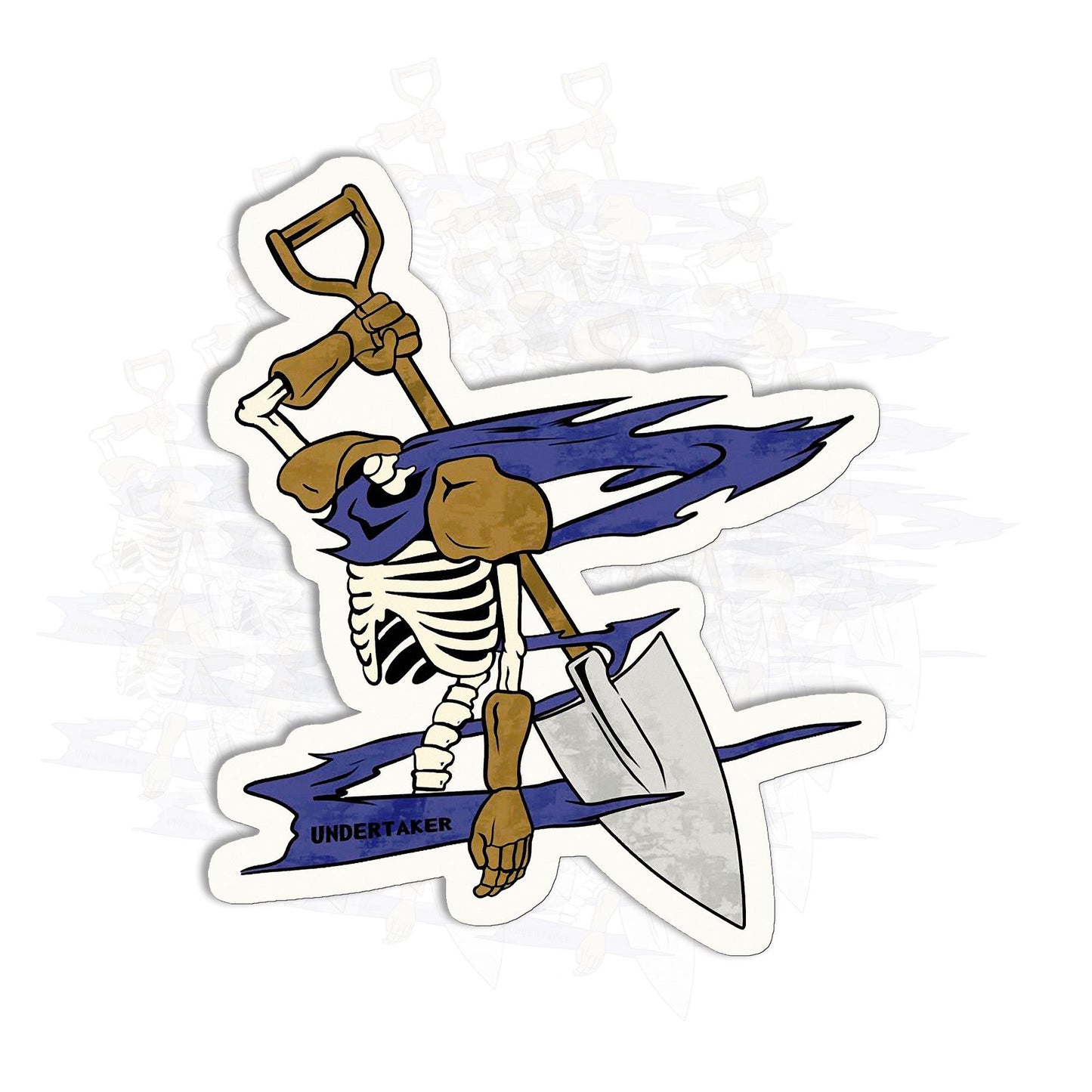 Undertaker Vinyl Sticker: Funny Weatherproof Decal for Laptop, Car