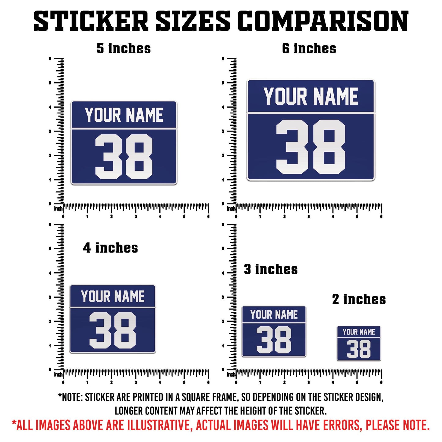 Custom Name Stickers for Team, Personalized Name and Number Vinyl Decals for Water Bottles, Laptops, Helmet, Baseball, Softball, Coach Gifts
