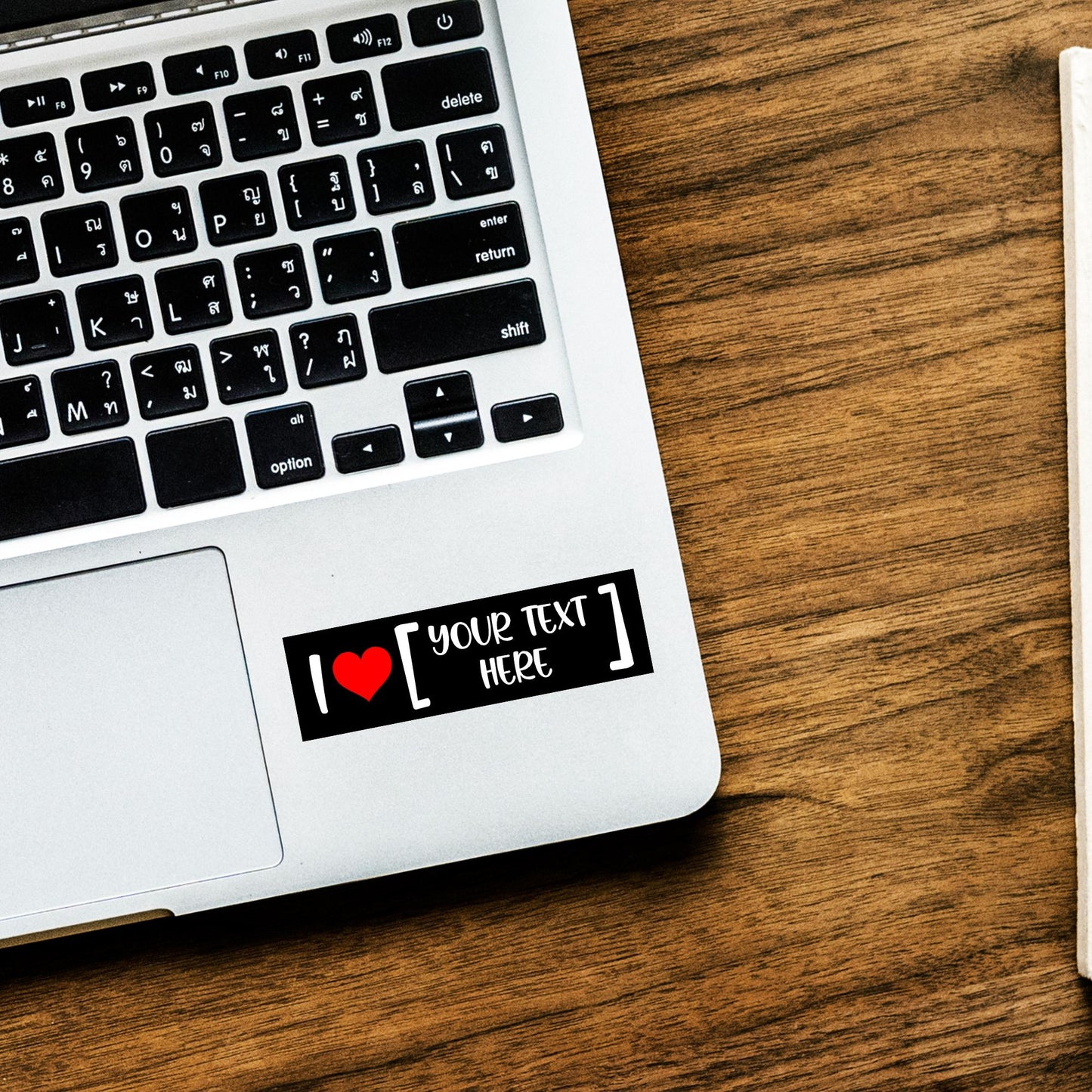 Personalized I Love [CUSTOM TEXT] Sticker, Custom Bumper Sticker: Funny Car Decal, Ideal Gift Sticker for Woman, Man