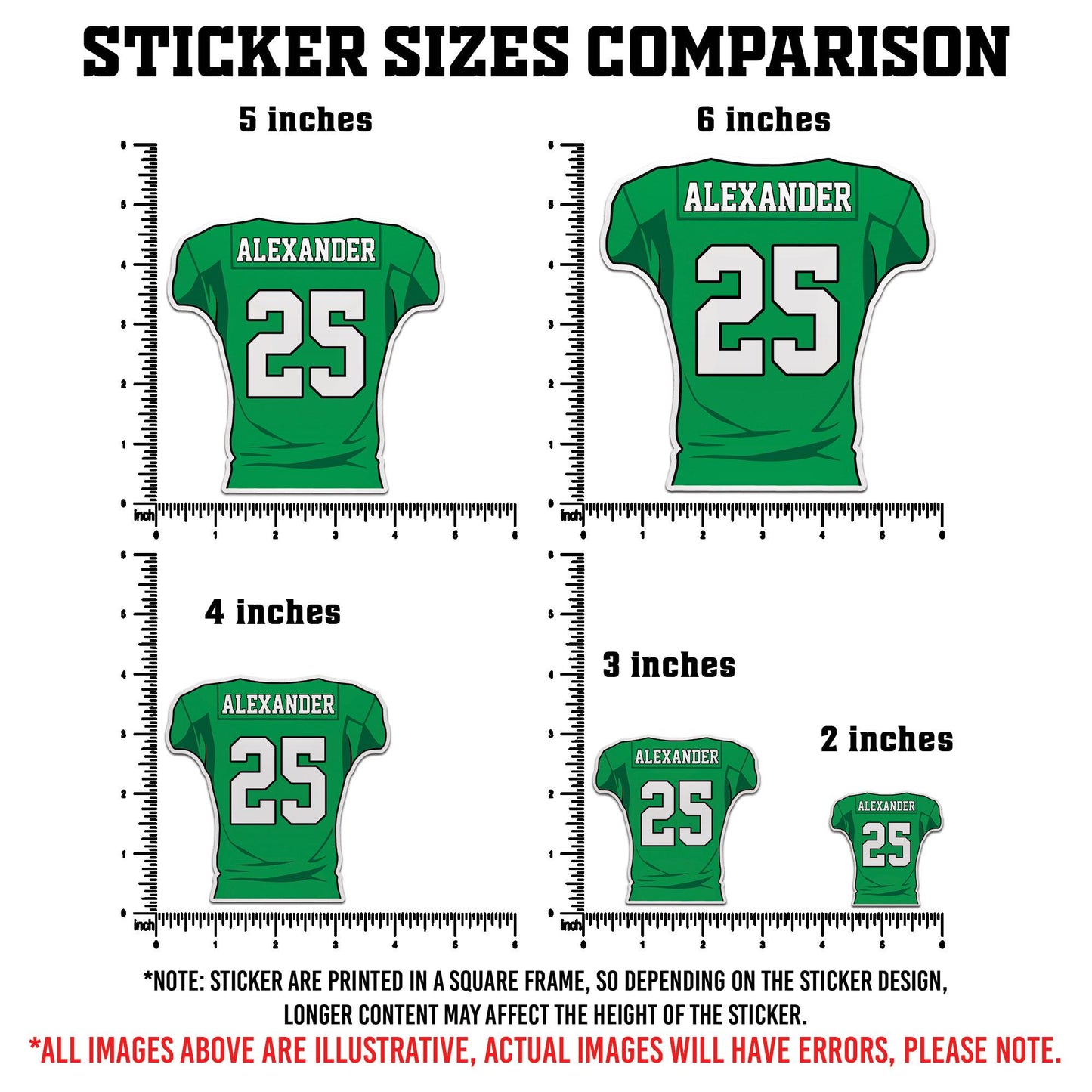 Custom Football Name and Number Sticker: Waterproof Vinyl Decal for Water Bottles, Football Helmet