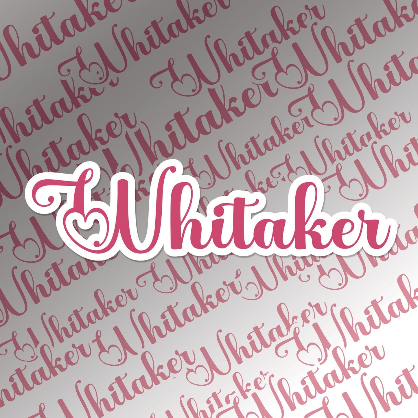 Custom Name Sticker: Waterproof Vinyl Decal for Water Bottles, Laptops