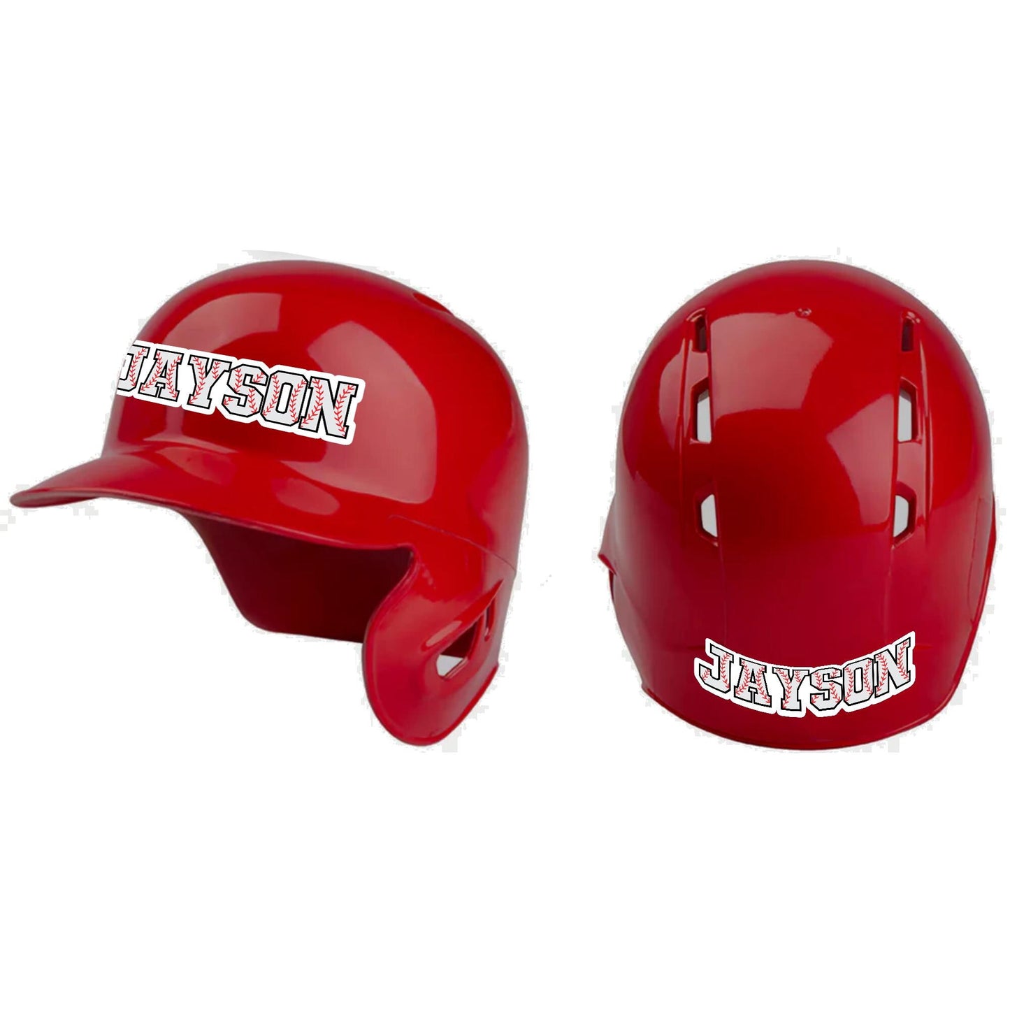 Custom Baseball Name Sticker: Personalized Vinyl Decal for Baseball Helmet, Laptop, Water Bottle, Softball Sticker