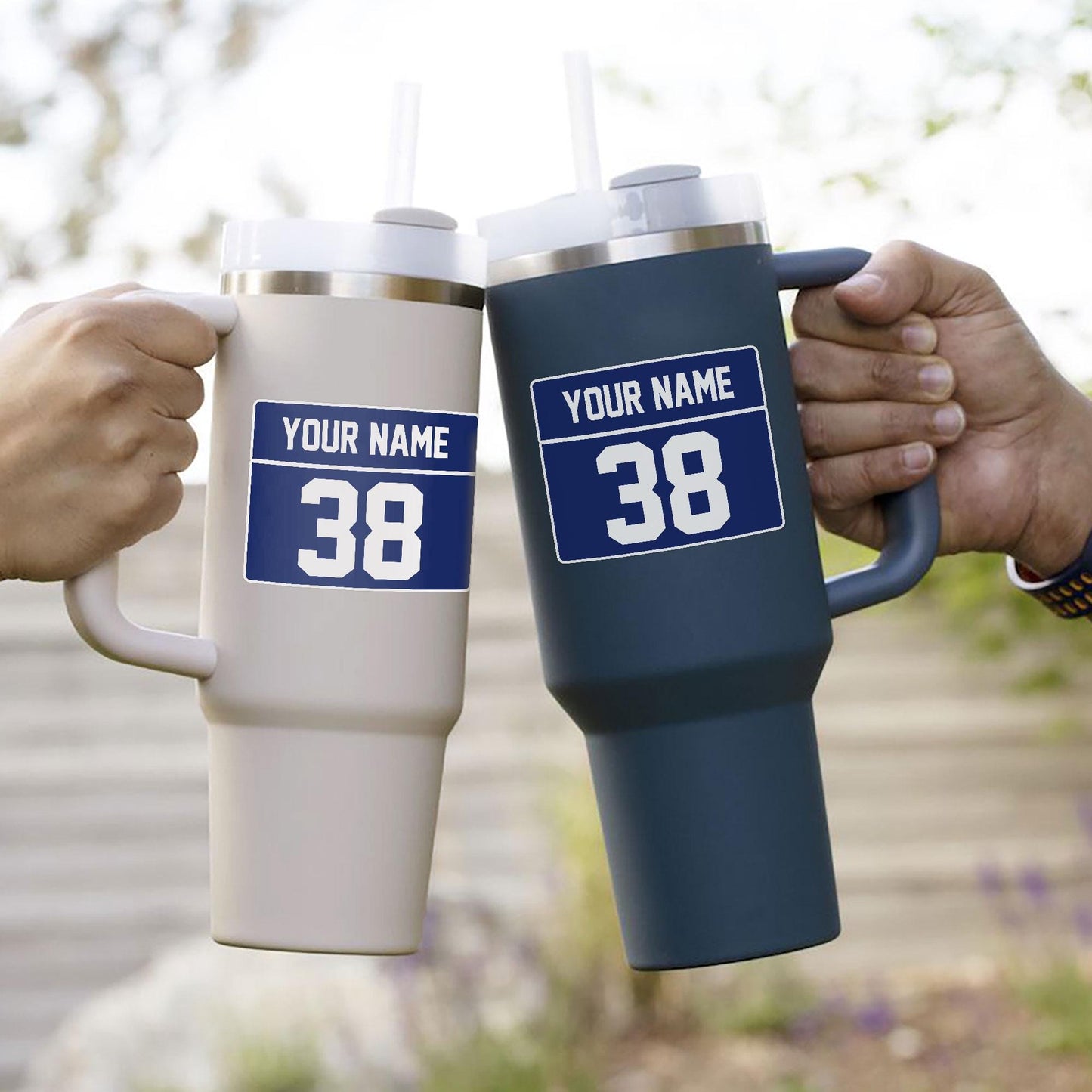 Custom Name Stickers for Team, Personalized Name and Number Vinyl Decals for Water Bottles, Laptops, Helmet, Baseball, Softball, Coach Gifts