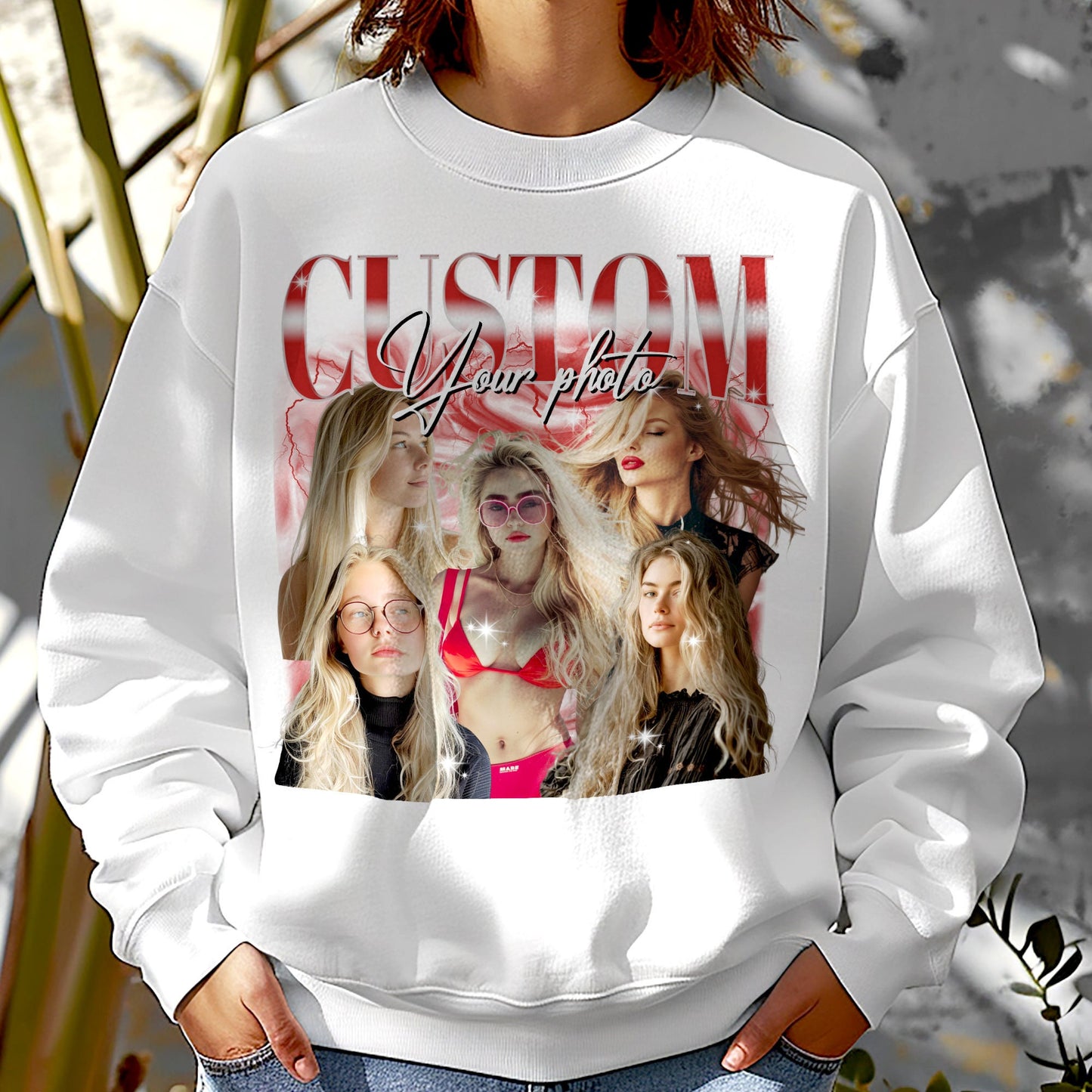 Personalized 90s Rap Tee PNG: Custom Bootleg Shirt Design (Digital File)