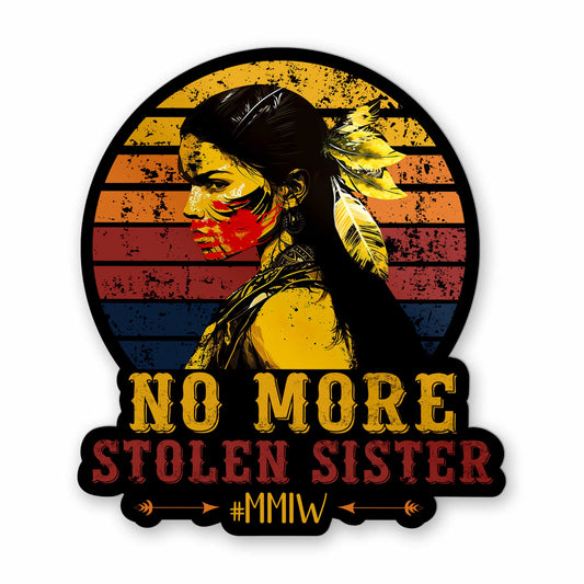 MMIW Sticker: No More Stolen Sisters Vinyl Decal