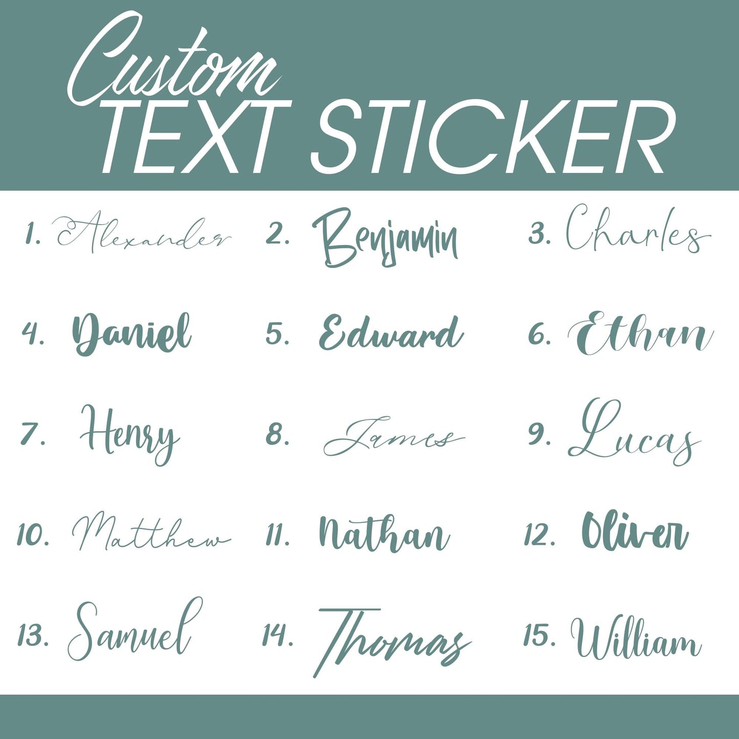 Custom Name Sticker, Personalized Baseball Name Stickers, Custom Sticker for Baseball bat, Catcher's Mitt, Batting Helmet, Baseball Cap