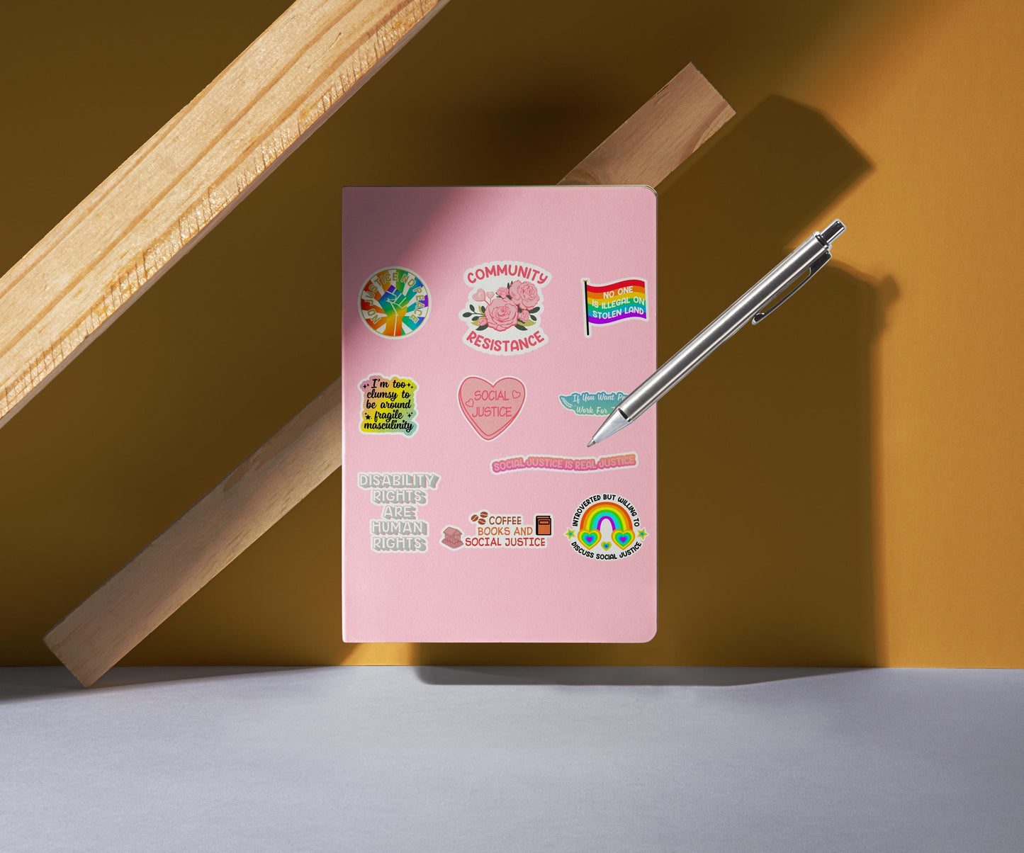 Social Justice Sticker Sheet: Human & Equal Rights, Feminist Decals