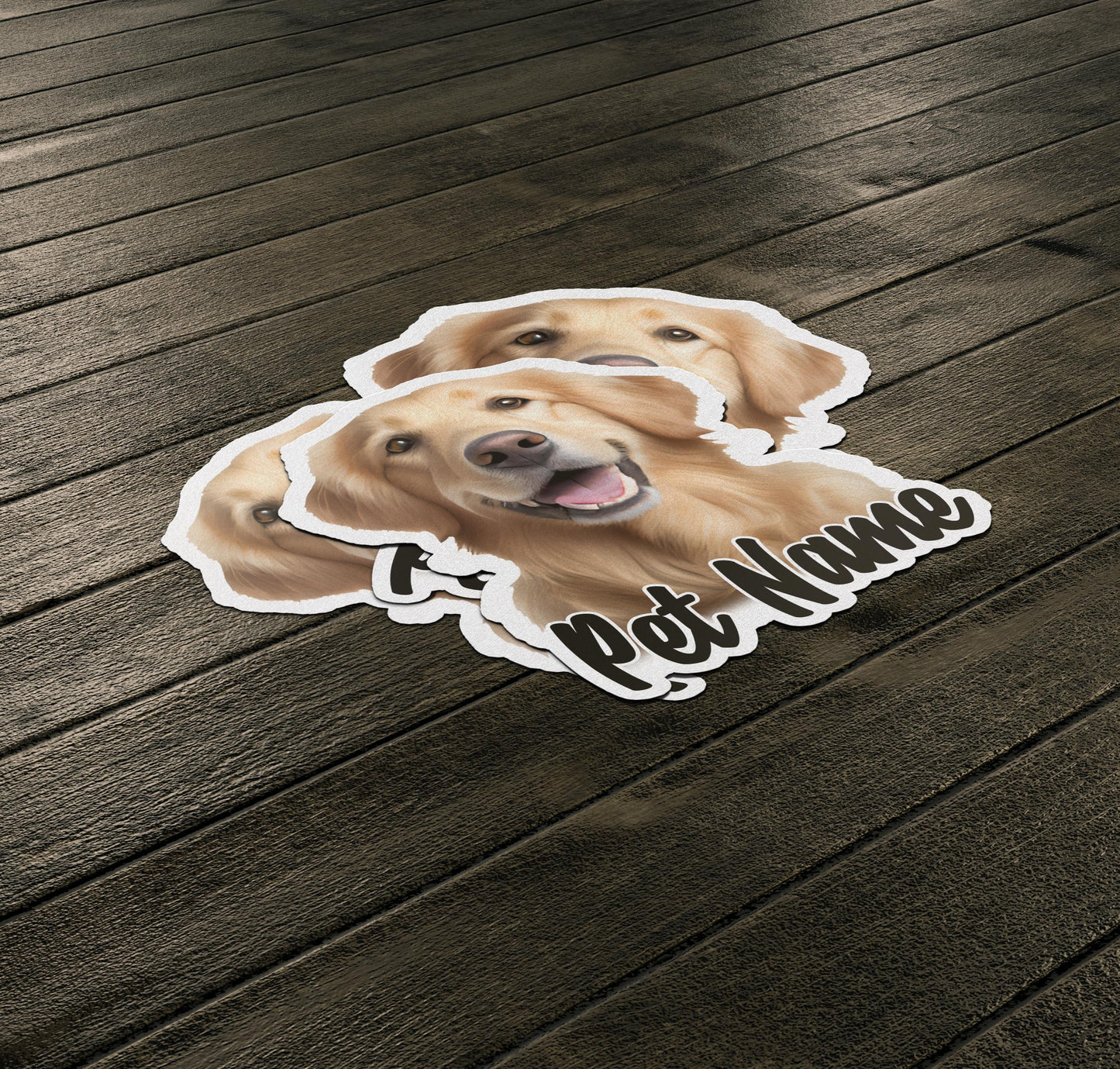 Custom Pet Portrait Sticker: Waterproof Dog & Cat Decal