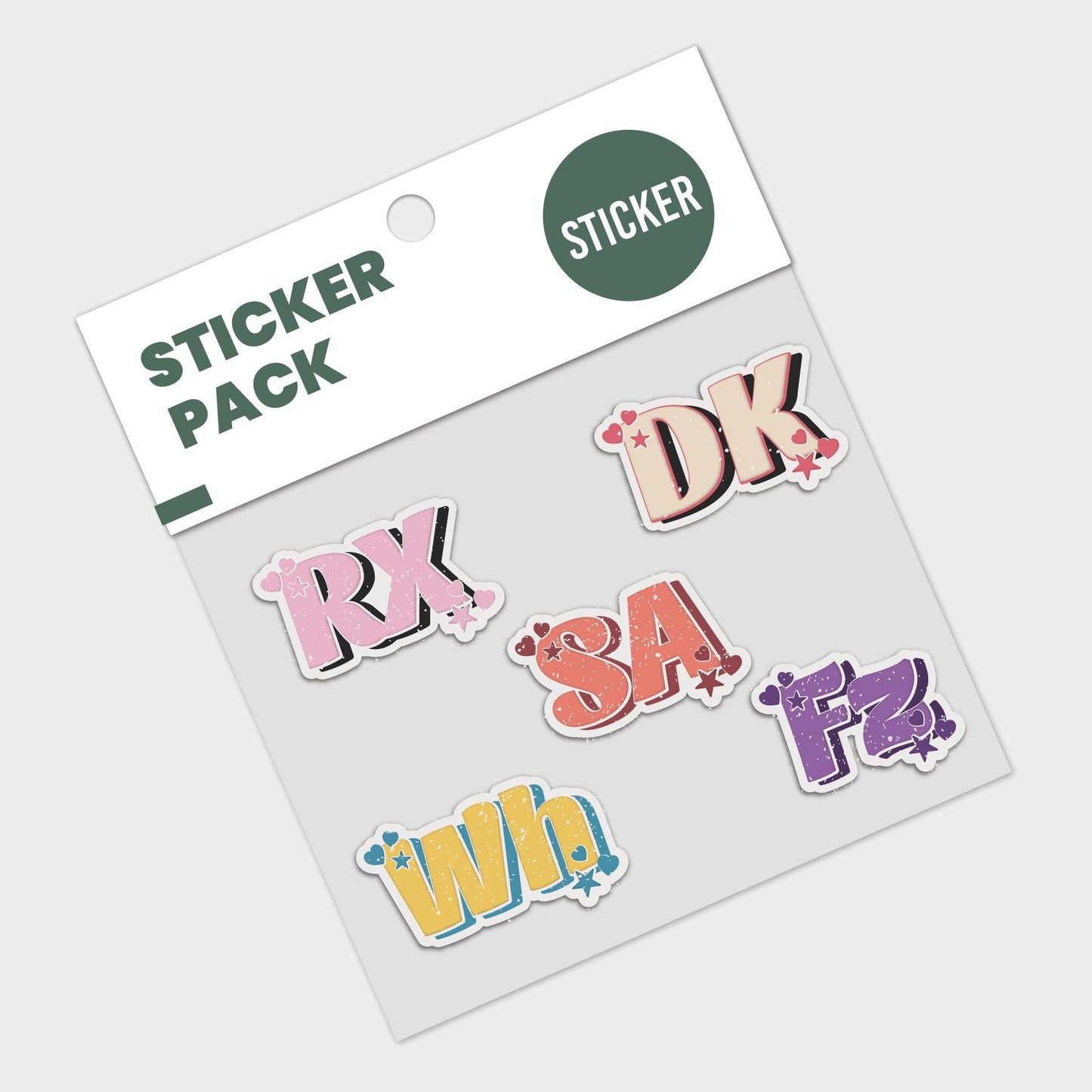 Personalized Name Vinyl Sticker: Custom Monogram Decal for Laptop, Water Bottle