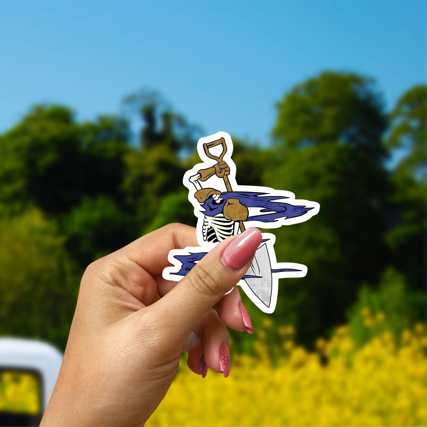 Undertaker Vinyl Sticker: Funny Weatherproof Decal for Laptop, Car