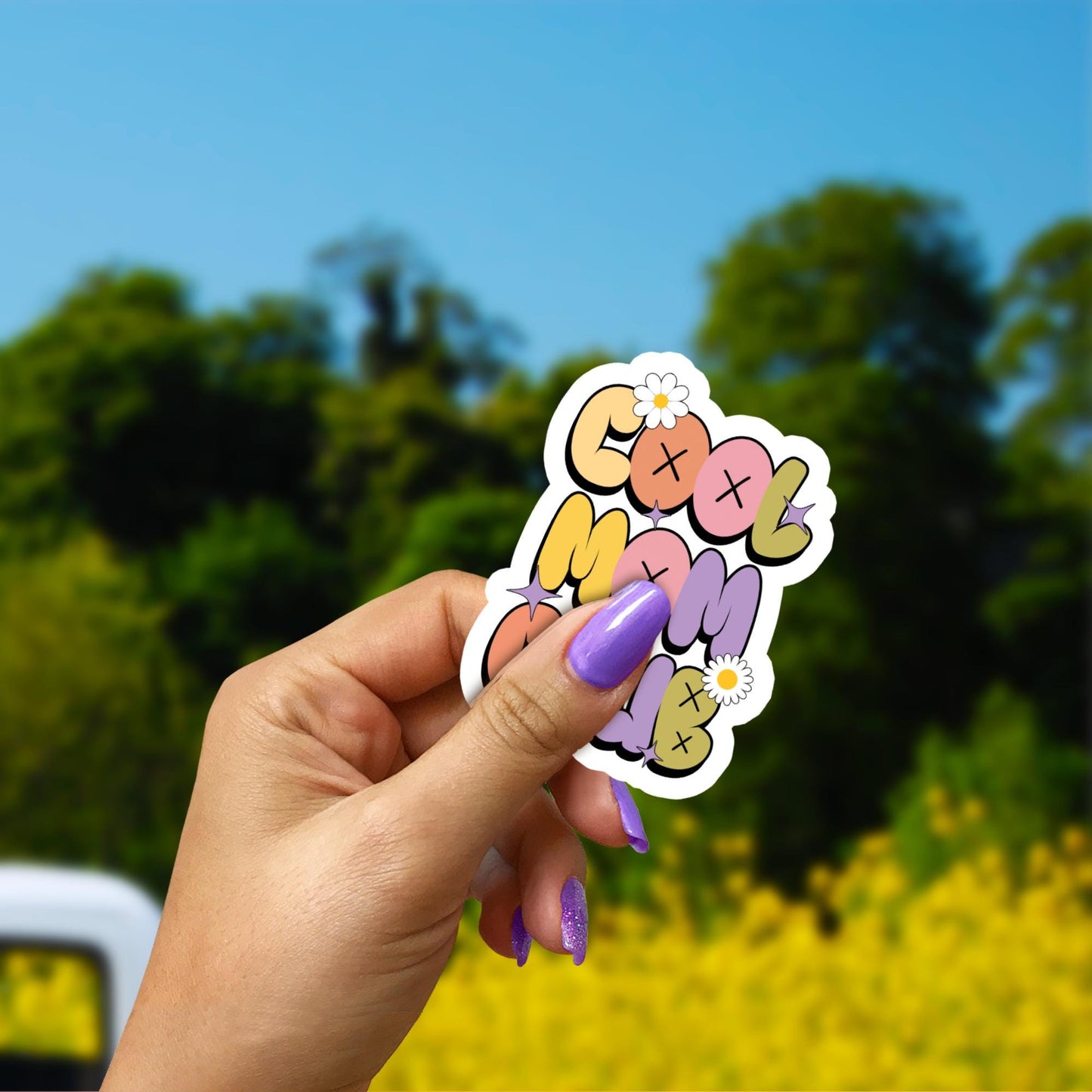 Funny Mom Life Stickers: Waterproof Vinyl Decals (9-Piece Sheet)