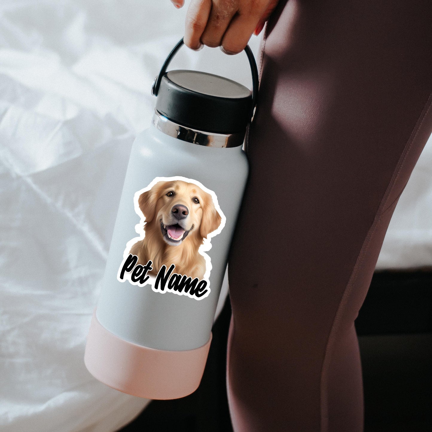 Custom Pet Portrait Sticker: Waterproof Dog & Cat Decal