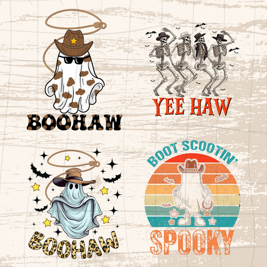 Boohaw HALLOWEEN Design PNG 4 Digital bundle File - SVG to cricut - Png - Dxf - Eps file
