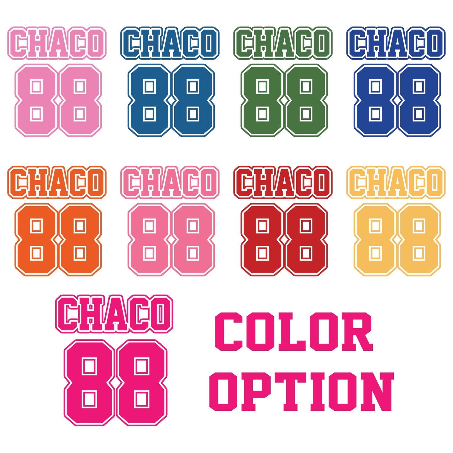 Custom Name & Number Vinyl Sticker: Personalized Water Bottle Decal, Custom Number Sticker for Laptop, Helmet, Kindle