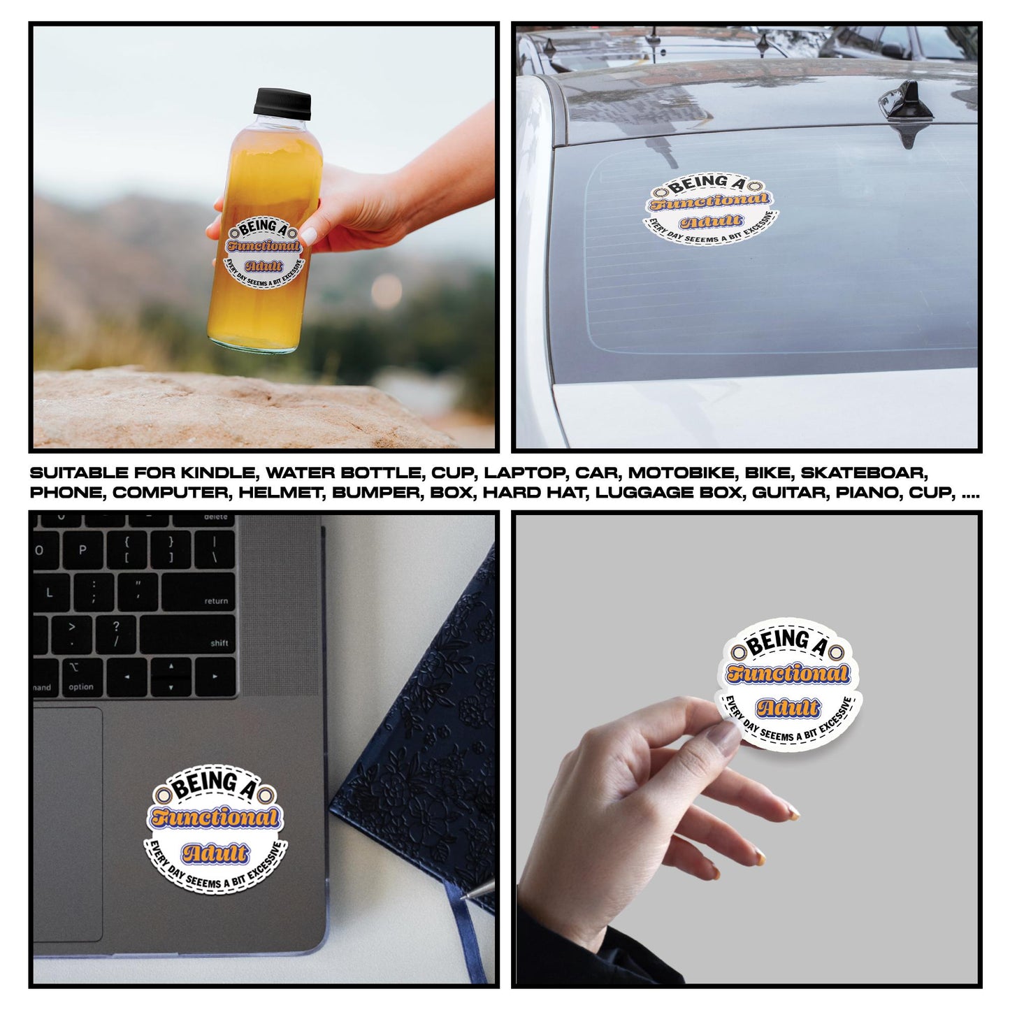 Nurse Sticker Pack: Funny Medical Decals - Waterproof Vinyl (10-Pack)