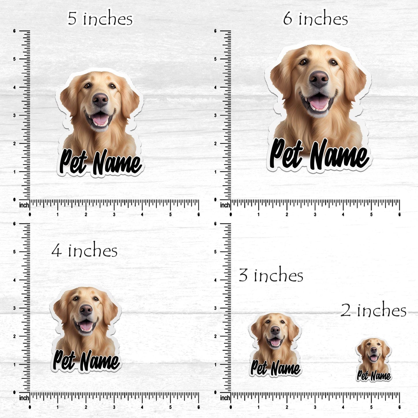 Custom Pet Portrait Sticker: Waterproof Dog & Cat Decal