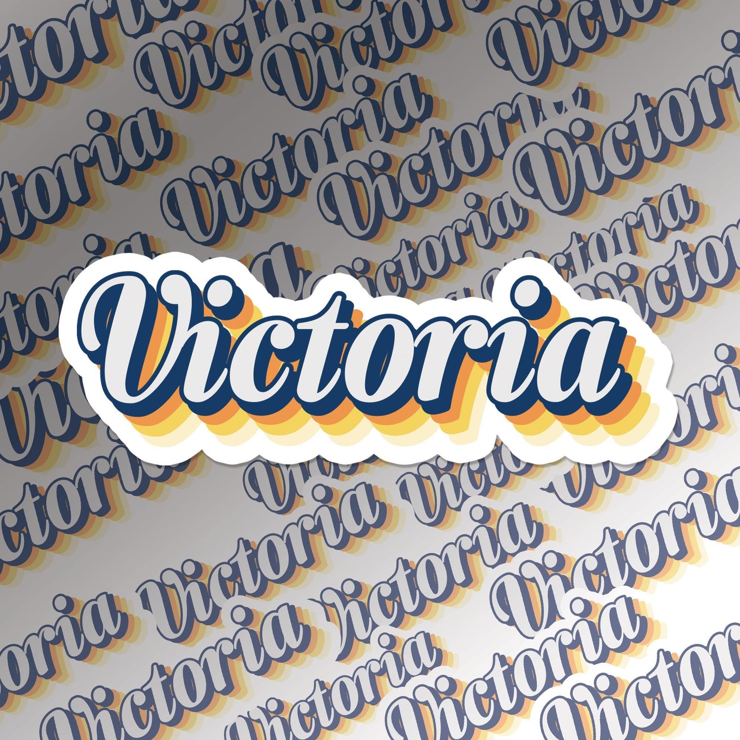 Custom Stickers with Lettering, Personalized Vinyl Decals - Waterproof Name Labels for Water Bottles, Laptops, Planners