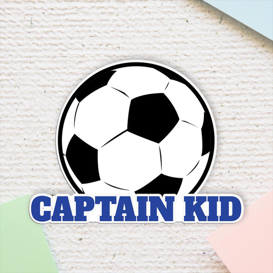 Personalized Soccer Ball Name Sticker: Waterproof Vinyl Decal