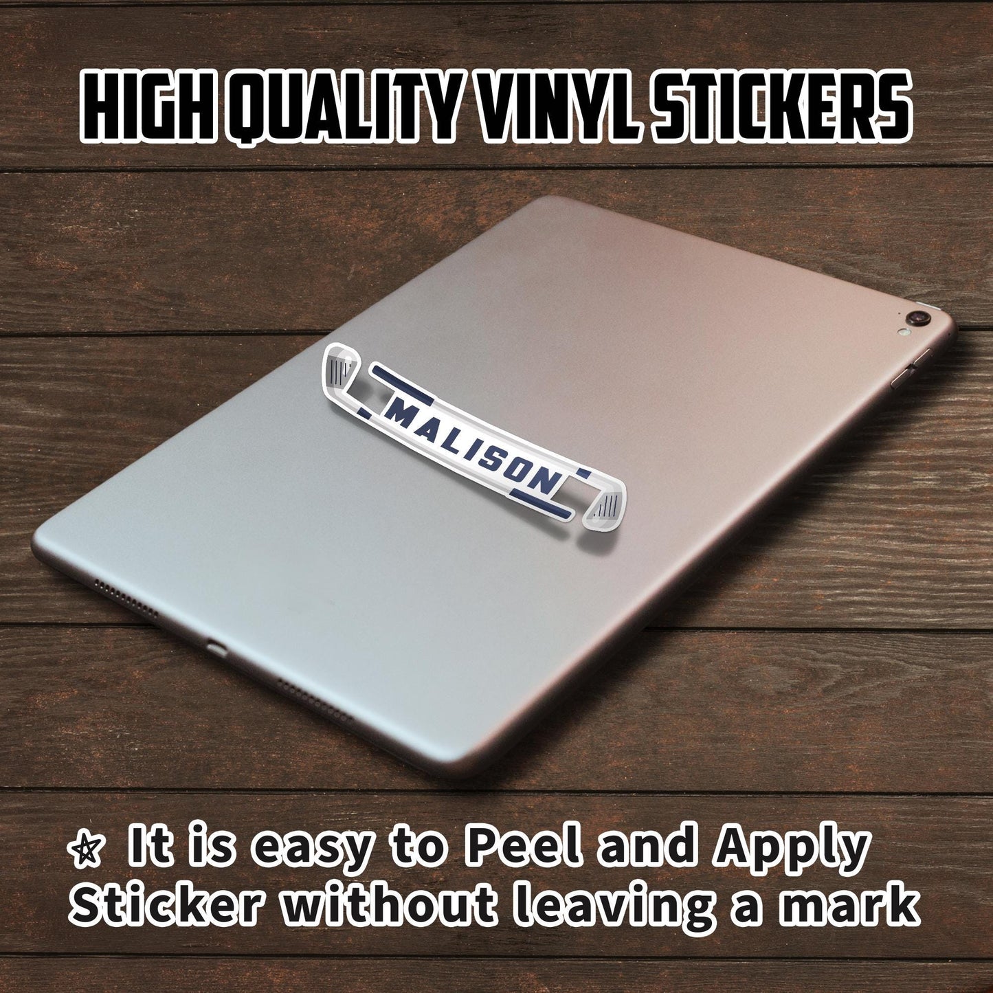 Custom Golf Name Vinyl Decal: Personalized Water Bottle Sticker
