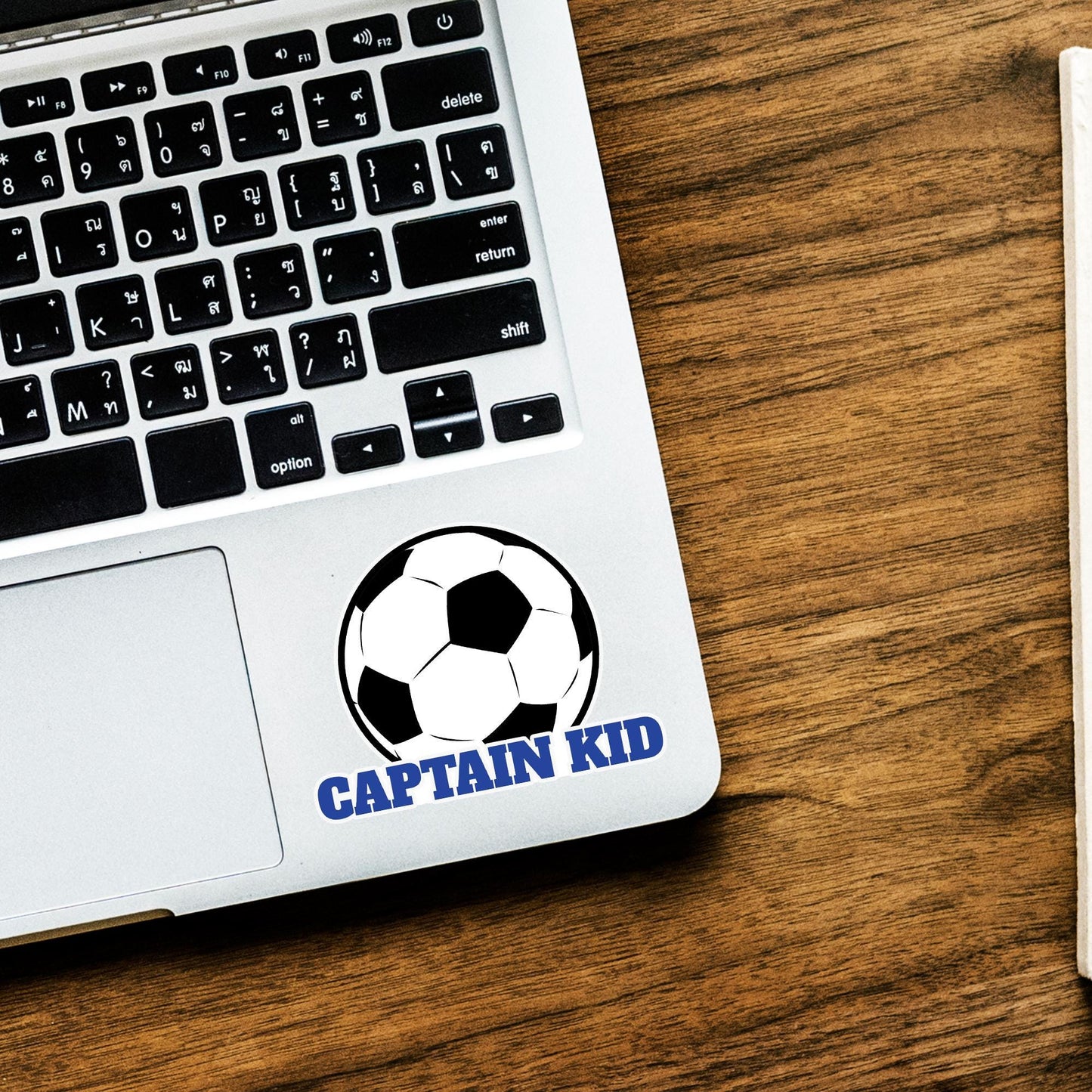 Personalized Soccer Ball Name Sticker: Waterproof Vinyl Decal