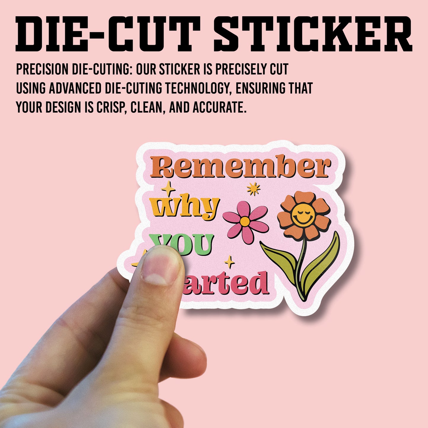 Remember Why You Started Sticker, Nurse Stickers, Nursing Medical Funny Doctor Heathcare Vinyl Decals, Waterproof, UV Resistant, Suitable for Tumbler, Laptop, Car
