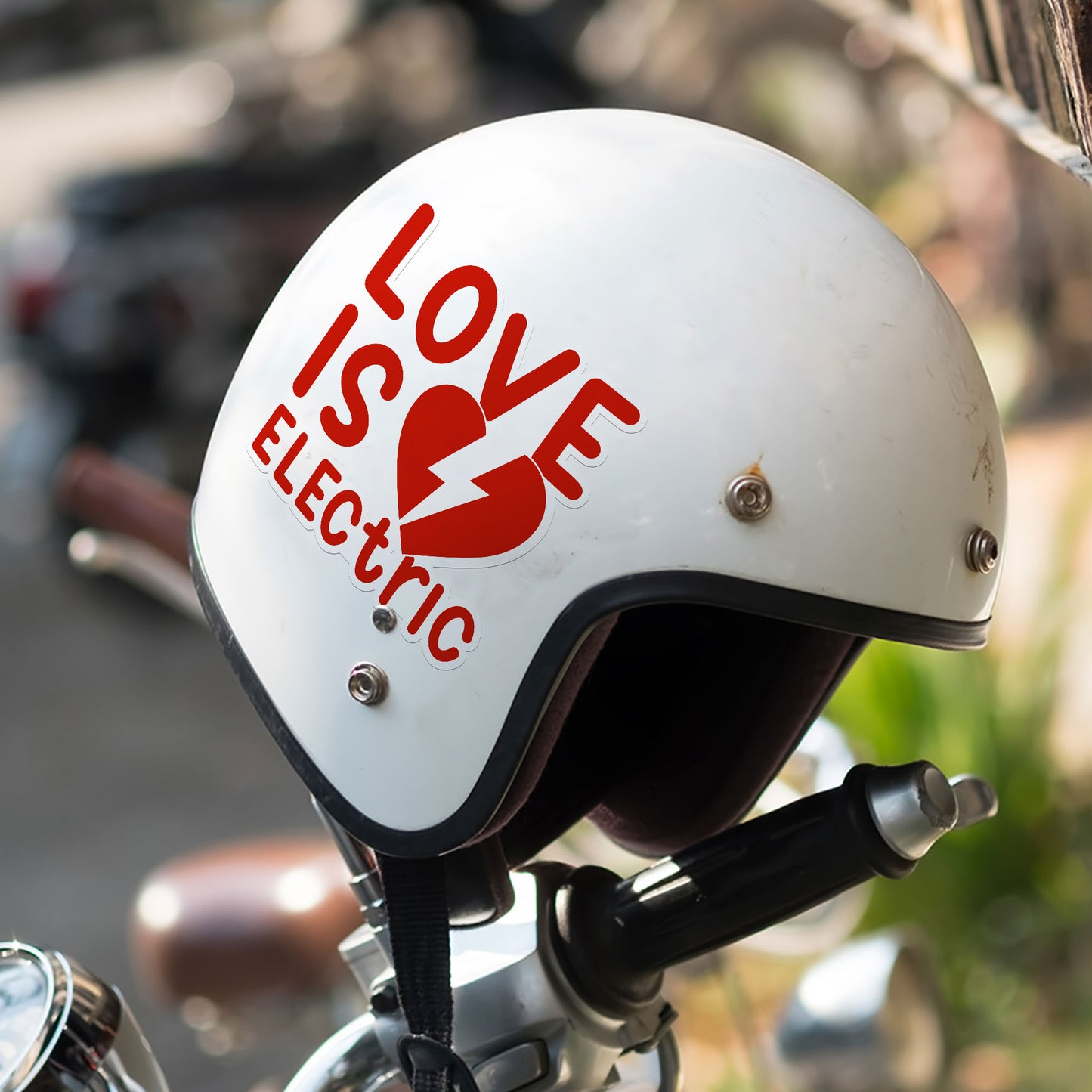 Love Is Electric Sticke For Men Electrician Funny Lineman Stickers Waterproof Vinyl Decals for Car Truck Laptop Helmet Water Bottles Bicycle Luggage Stickers