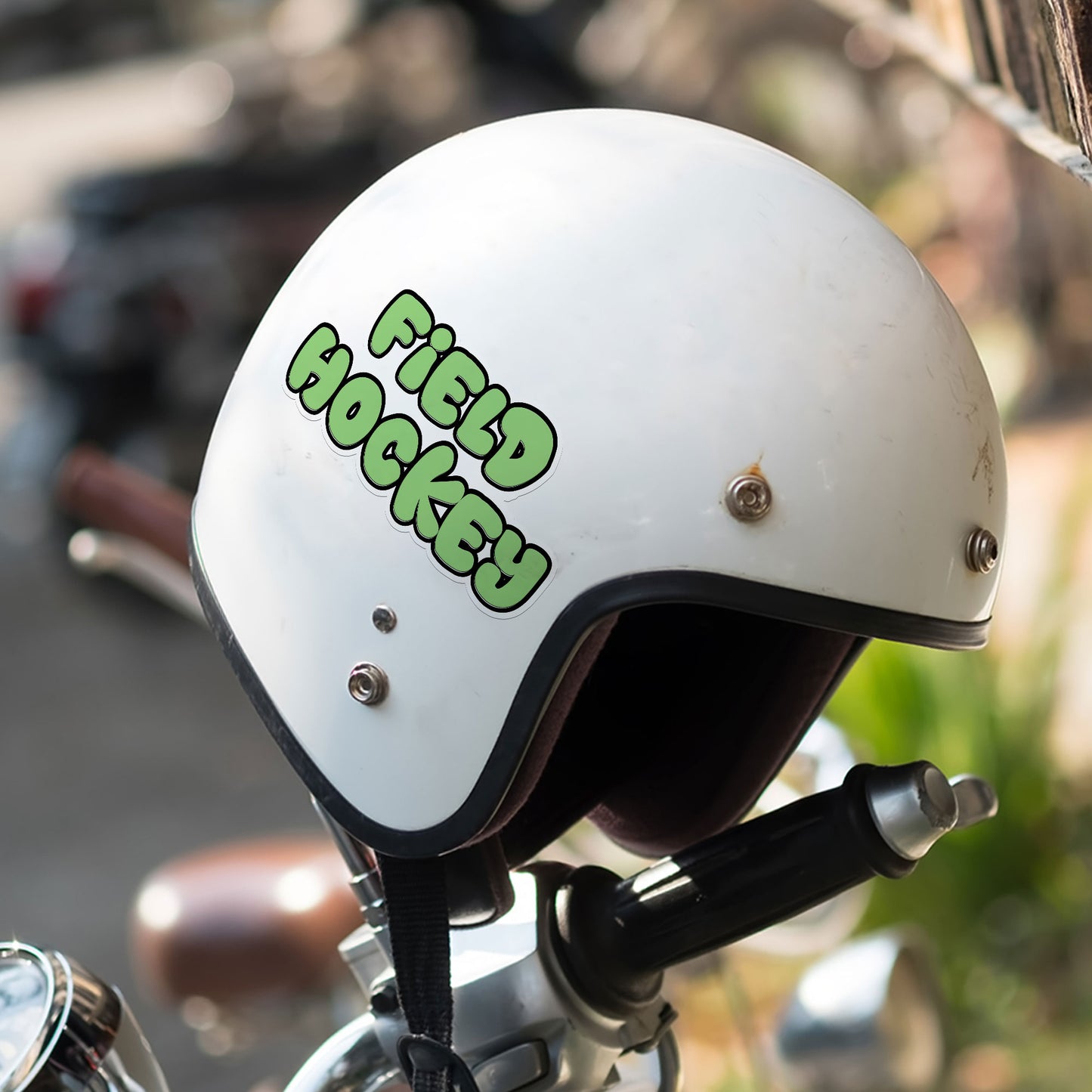 Field Hockey Grafiti Stickers I Love Hockey Funny Sport Stickers Waterproof Vinyl Decals for Car Truck Laptop Helmet Water Bottles Bicycle Luggage Stickers