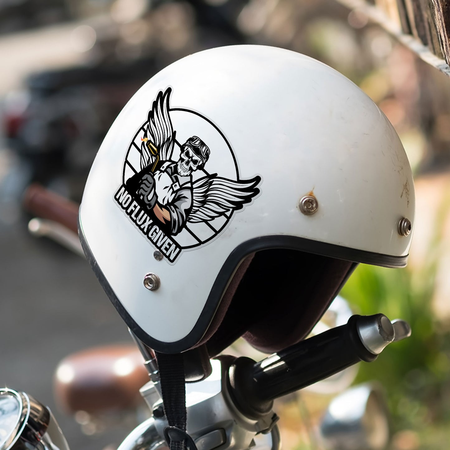 Welder No Flux Given Stickers Funny Welder Welding Joke Stickers Waterproof Vinyl Decals for Car Truck Laptop Helmet Water Bottles Bicycle Luggage Stickers