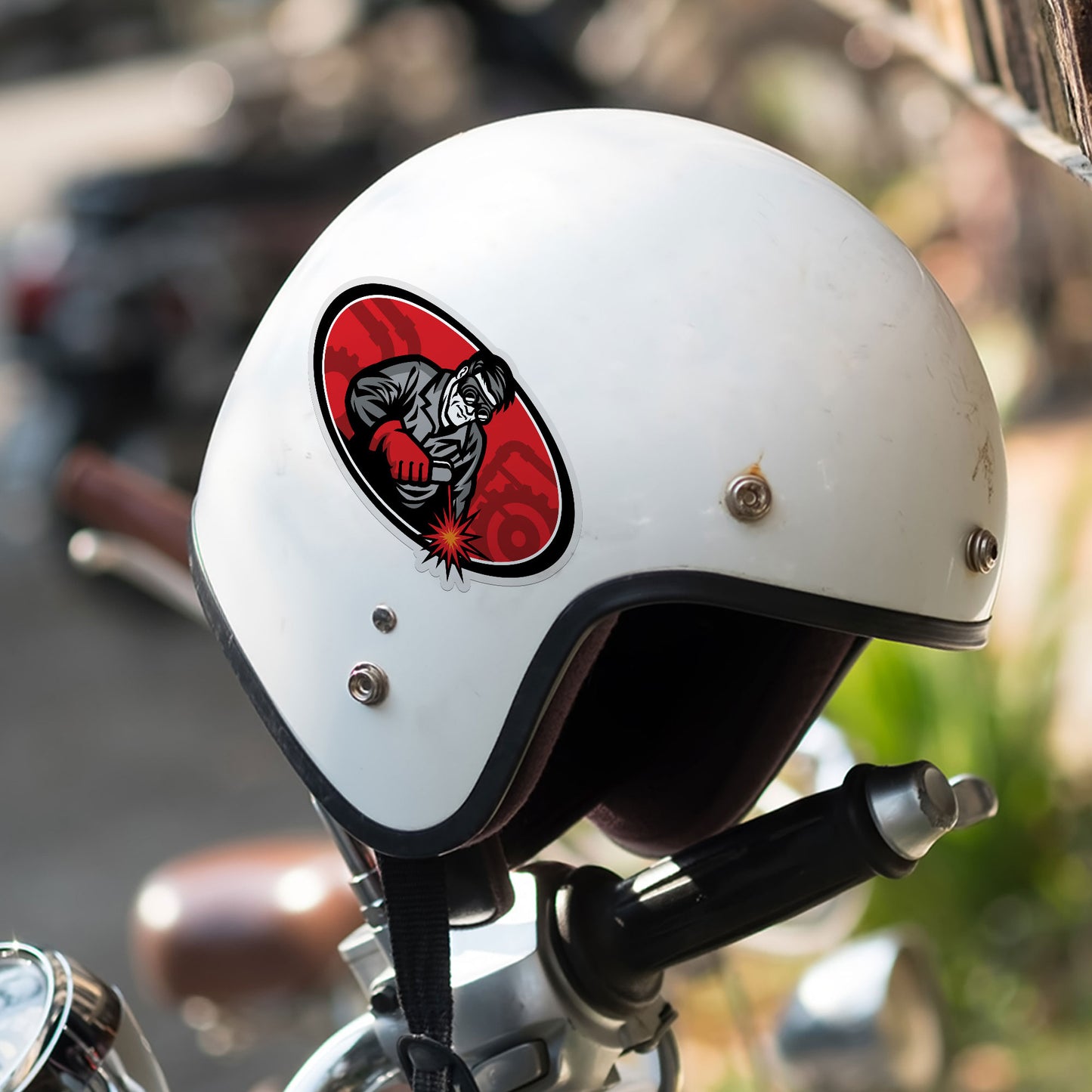 Welder Red Stickers Funny Welding Welder Engineer Blue Collar Stickers Waterproof Vinyl Decals for Car Truck Laptop Helmet Water Bottles Bicycle Luggage Stickers