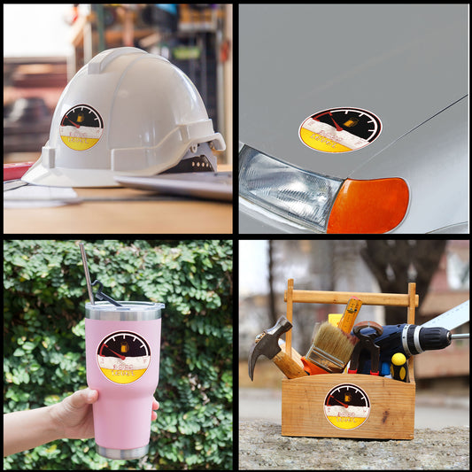 Beer Levels Low Sticker Funny Beer Love Warning Stickers Waterproof Vinyl Decals for Hard Hat Car Truck Laptop Helmet Water Bottles Bicycle Luggage Stickers