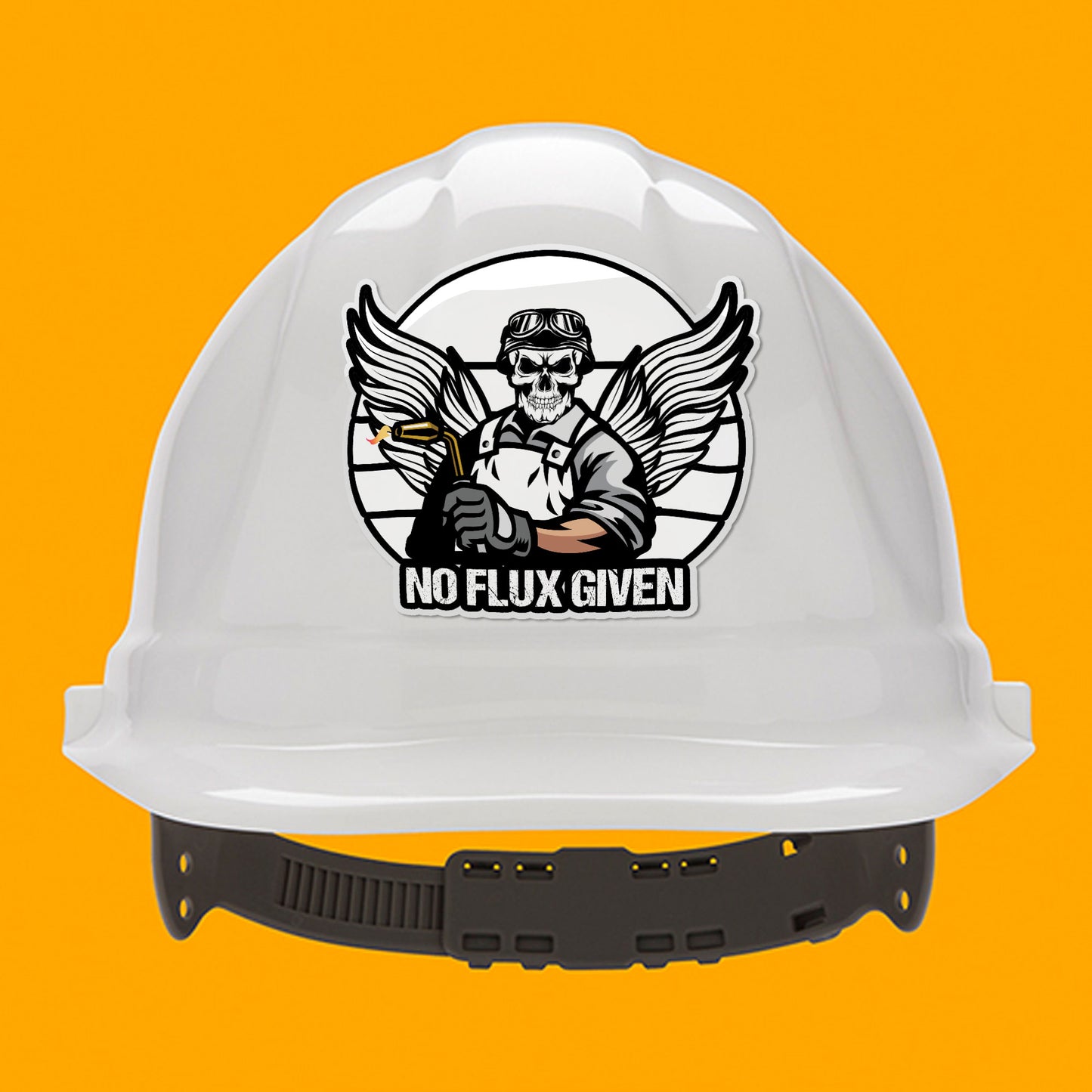 Welder No Flux Given Stickers Funny Welder Welding Joke Stickers Waterproof Vinyl Decals for Car Truck Laptop Helmet Water Bottles Bicycle Luggage Stickers