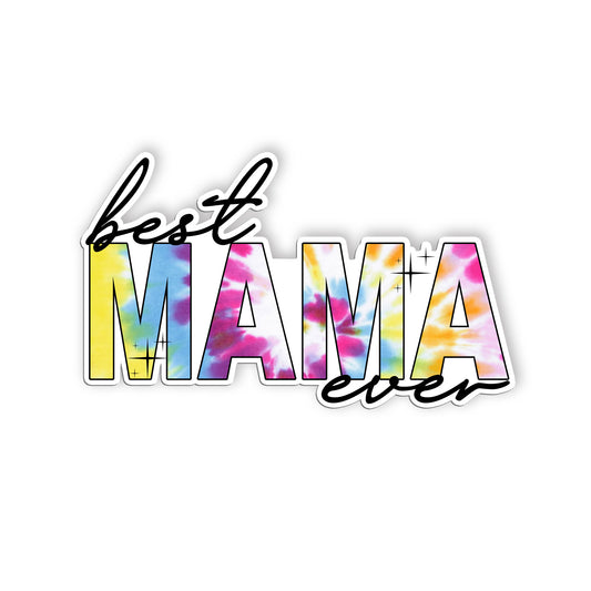 Best Mama Ever Sticker Colorful Momflife Cute Mothers Day Stickers Waterproof Vi
