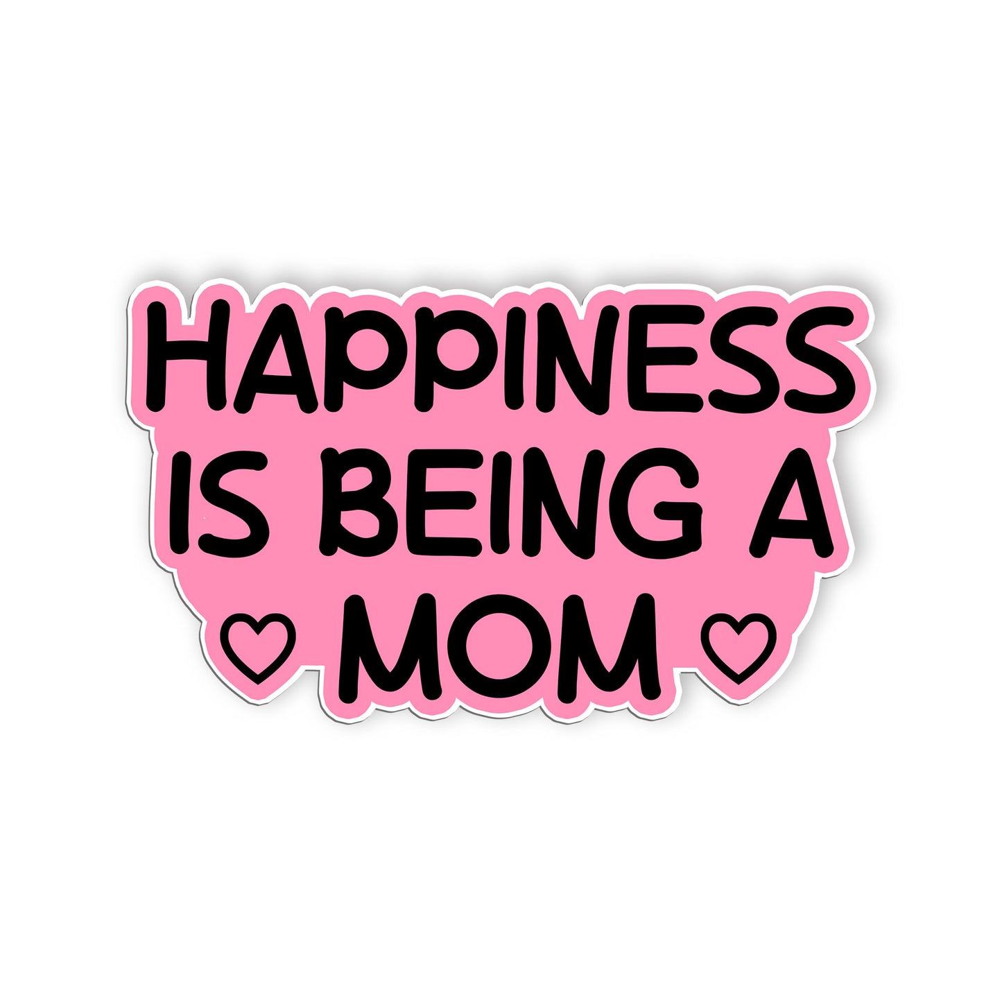 Happiness Is Being A Mom Sticker Happy Mother Day Family Sticker Waterproof Viny
