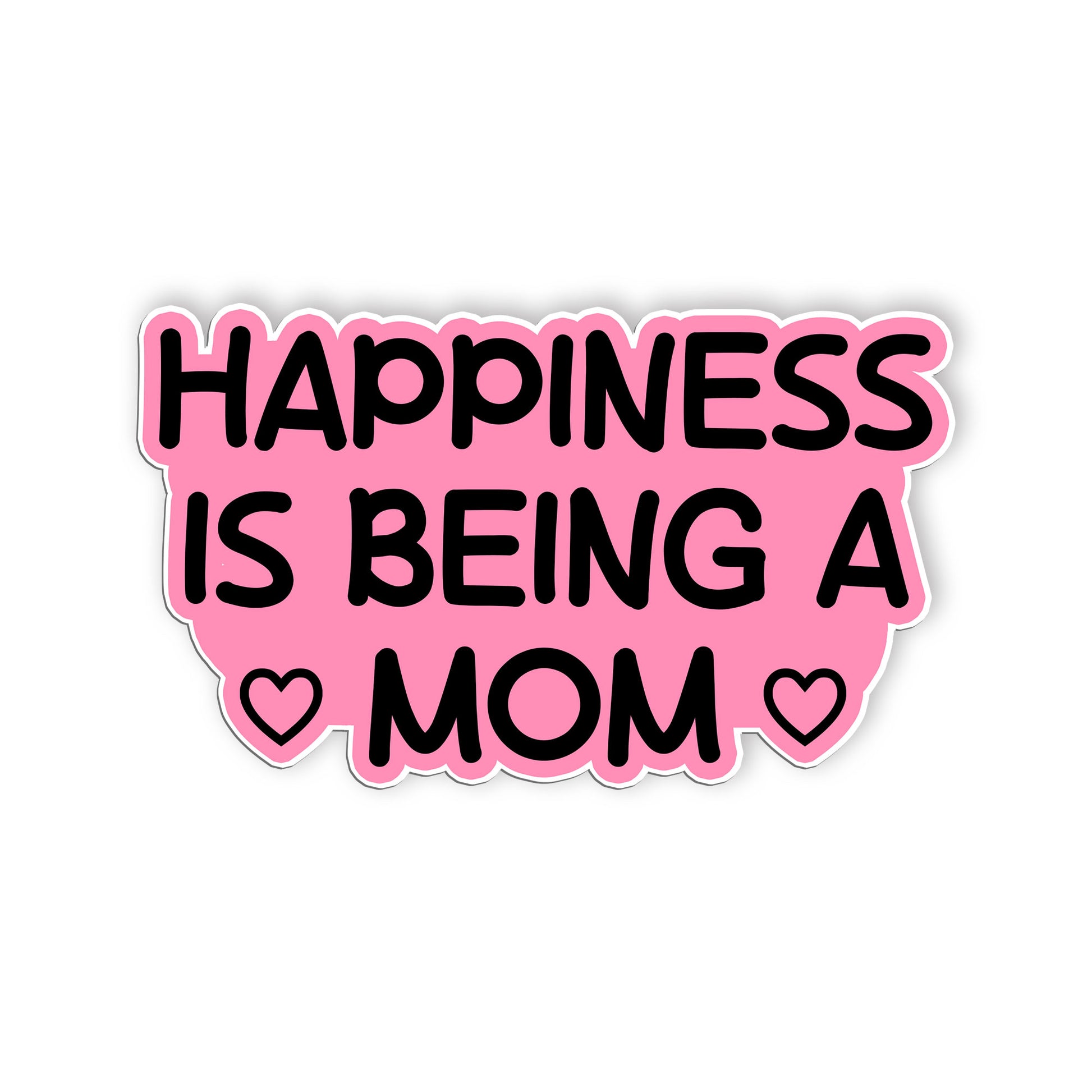 Happiness Is Being A Mom Sticker Happy Mother Day Family Sticker Waterproof Viny