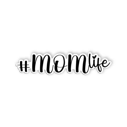 Momlife Hagtag Sticker Cute Mother Day Sticker Waterproof Vinyl Decals for Car T