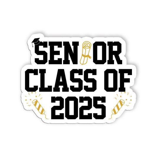 Senior Class Of 2025 Sticker Funny School Sticker Graduation Decoration Stickers