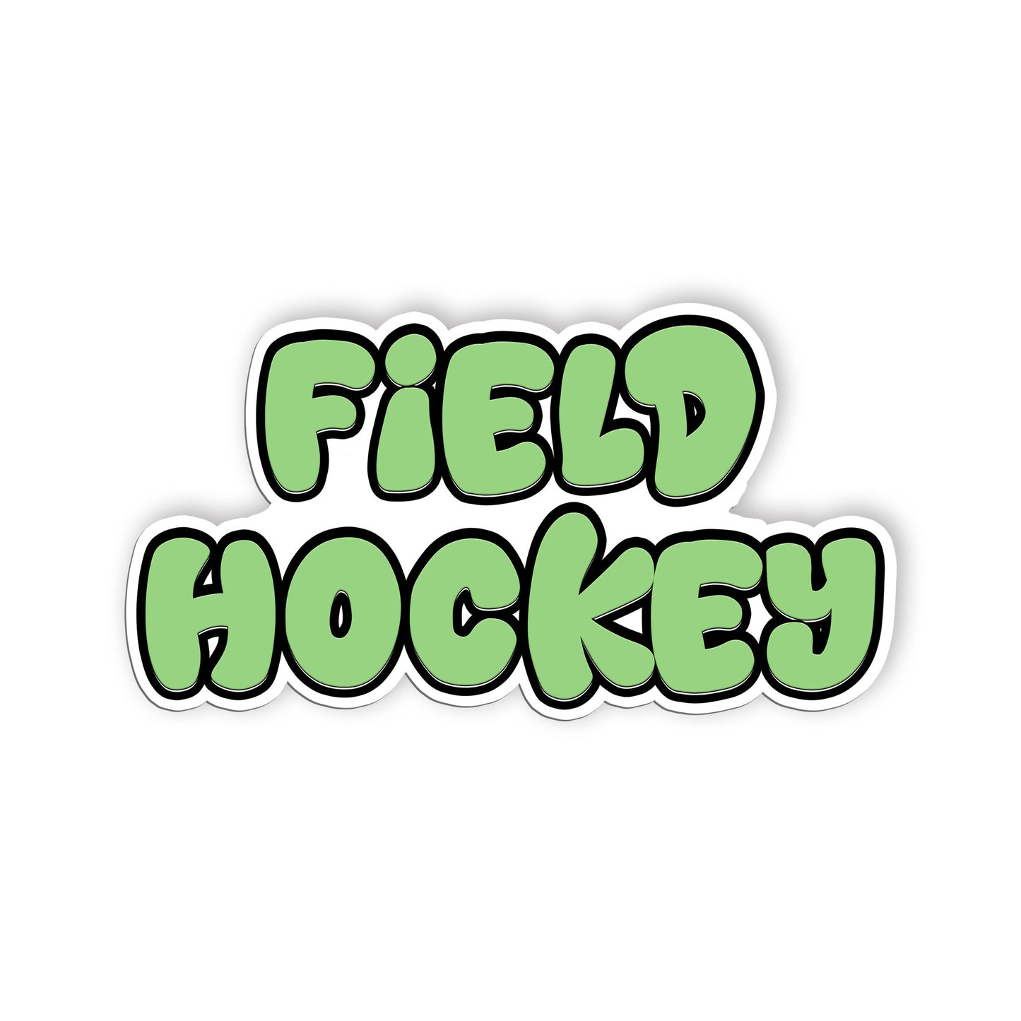 Field Hockey Grafiti Stickers I Love Hockey Funny Sport Stickers Waterproof Viny