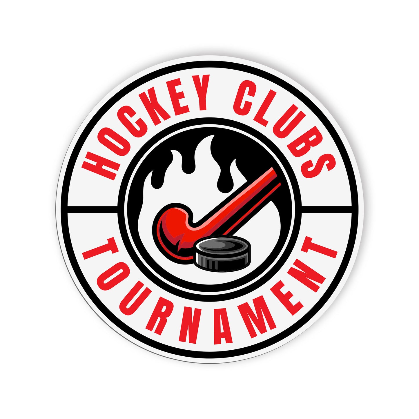 Hockey Clubs Tournament Sticker Cute Field Hockey Lover Stickers Waterproof Viny