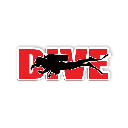 Diving Dive Sticker, Scuba Gear Stickers, Ocean Diving Vinyl Decals, Adventure S