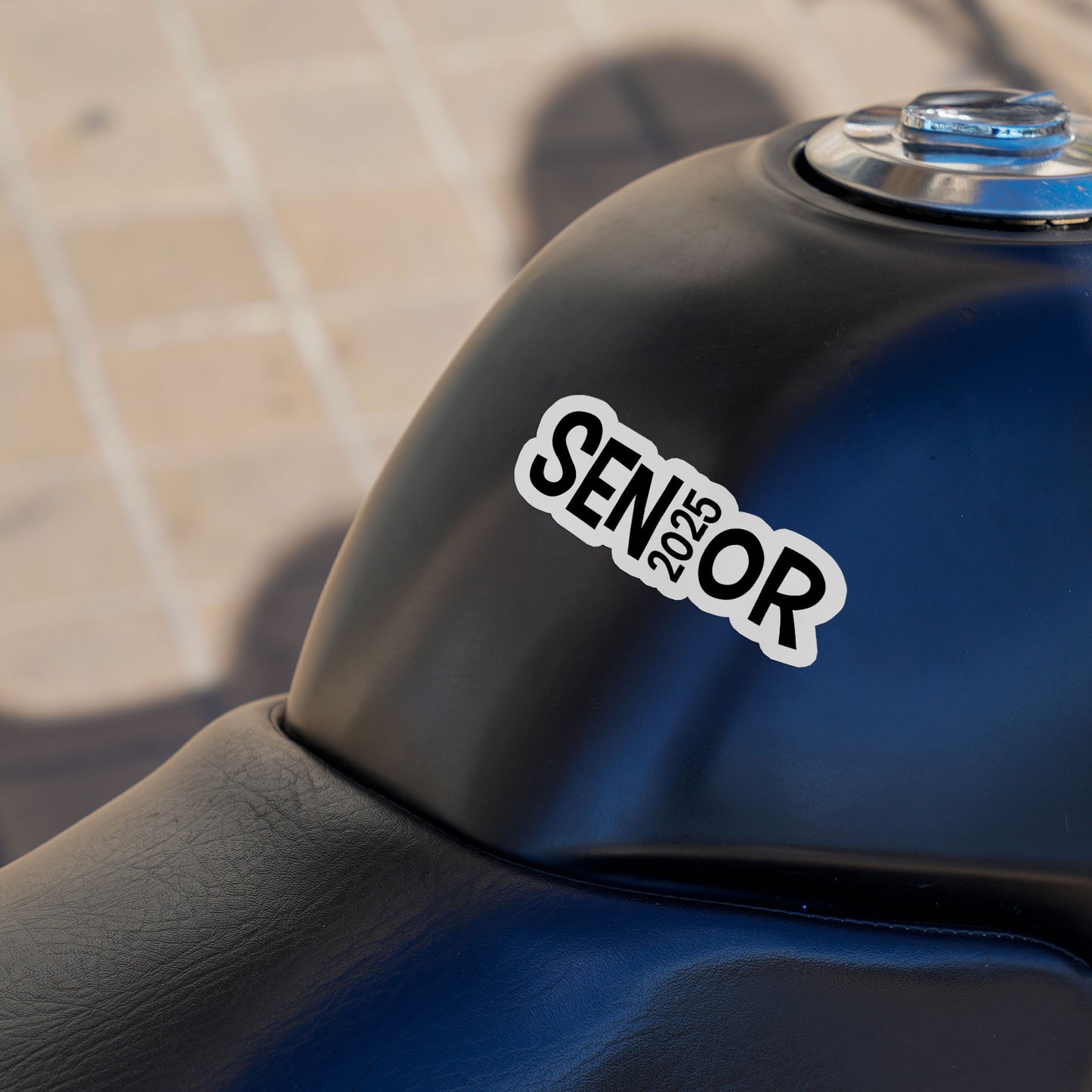 Senior 2025 Stickers Decorations Class of 2025 Sticker Graduation Class Stickers Waterproof Vinyl Decals for Car Truck Laptop Helmet Water Bottles Bicycle Luggage Stickers
