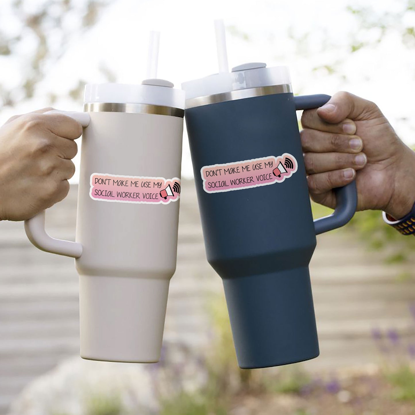 Dont Make Me Use My Social Worker Voice Sticker Social Worker Sticker, Social Worker Gift, Motivational Inspirational Sticker, Funny Social Worker Sticker, Empowering Lives Sticker