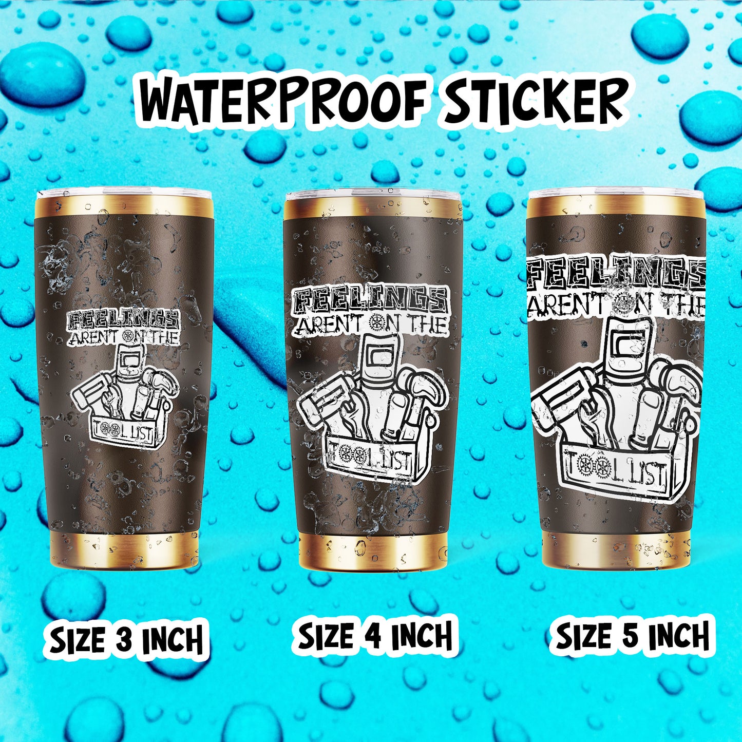 Feeling Arent On The Tool List Hardhat Stickers Funny Construction Worker Sticker Waterproof Vinyl Decals for Hard Hat Car Truck Laptop Helmet Water Bottle Stickers