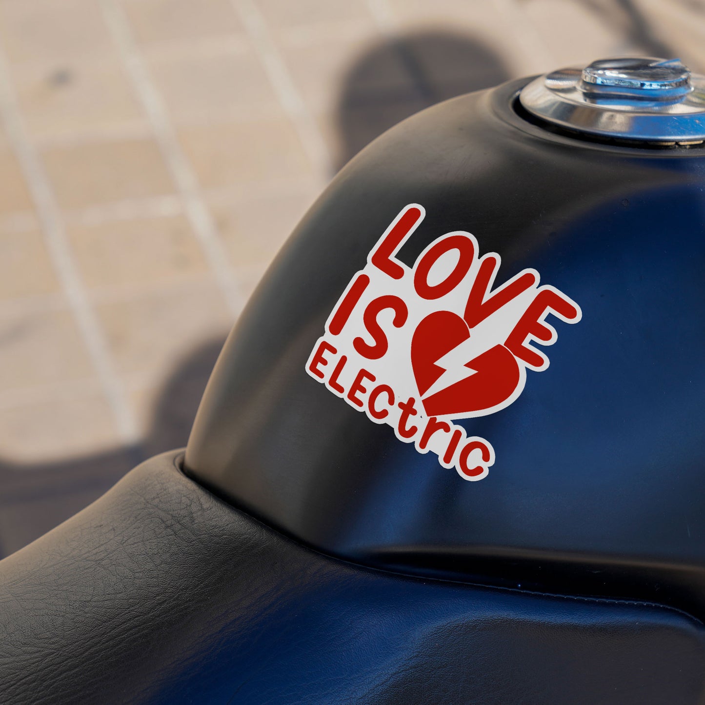 Love Is Electric Sticke For Men Electrician Funny Lineman Stickers Waterproof Vinyl Decals for Car Truck Laptop Helmet Water Bottles Bicycle Luggage Stickers