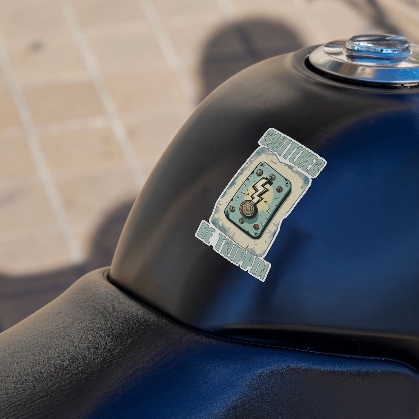 Switches Be Trippin Sticker Sticker Funny Lineman Sticker Electrician Sticker Waterproof Vinyl Decals for Car Truck Laptop Helmet Water Bottles Bicycle Luggage Stickers